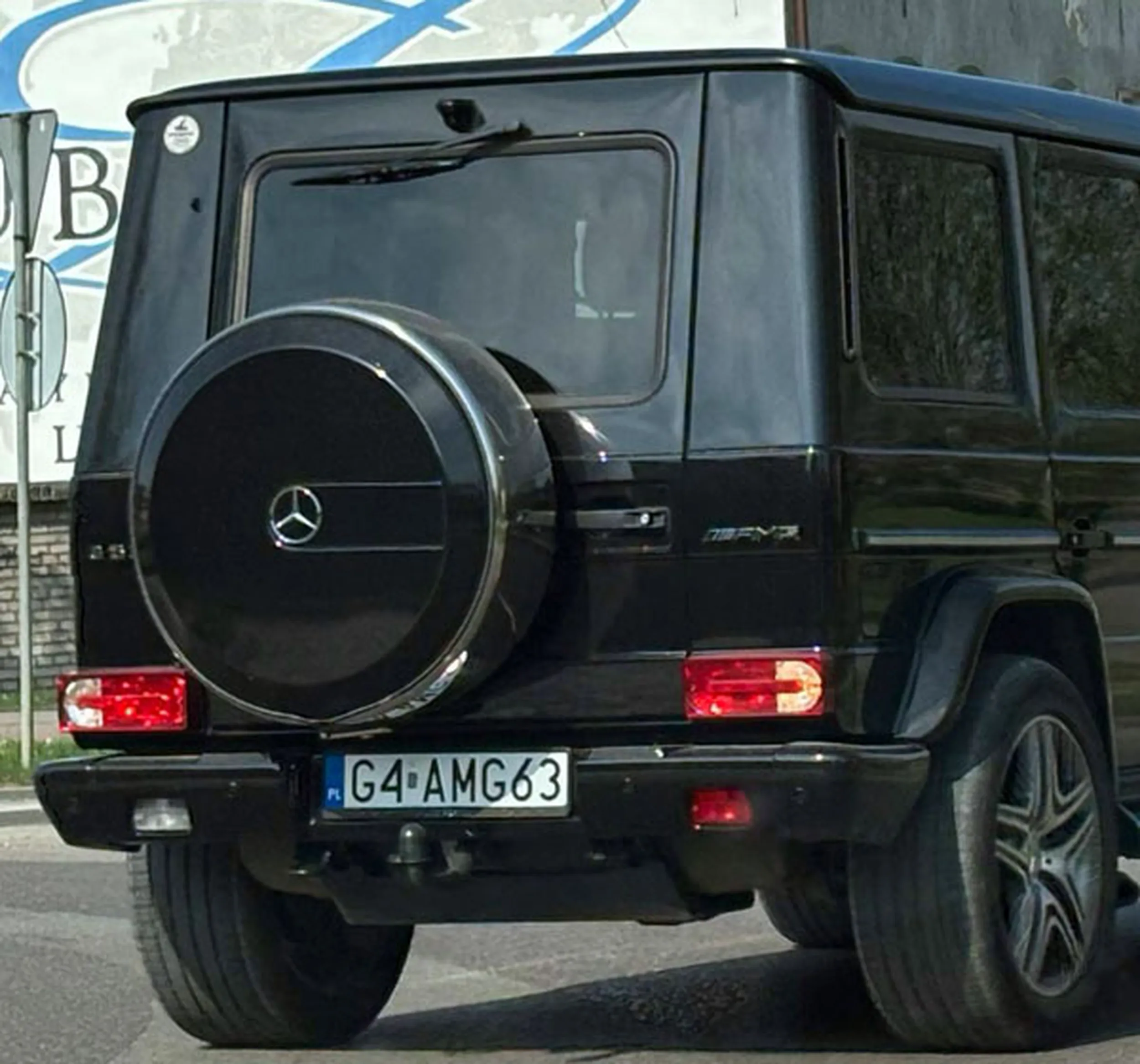 Fajny numer, blacha G4 AMG63