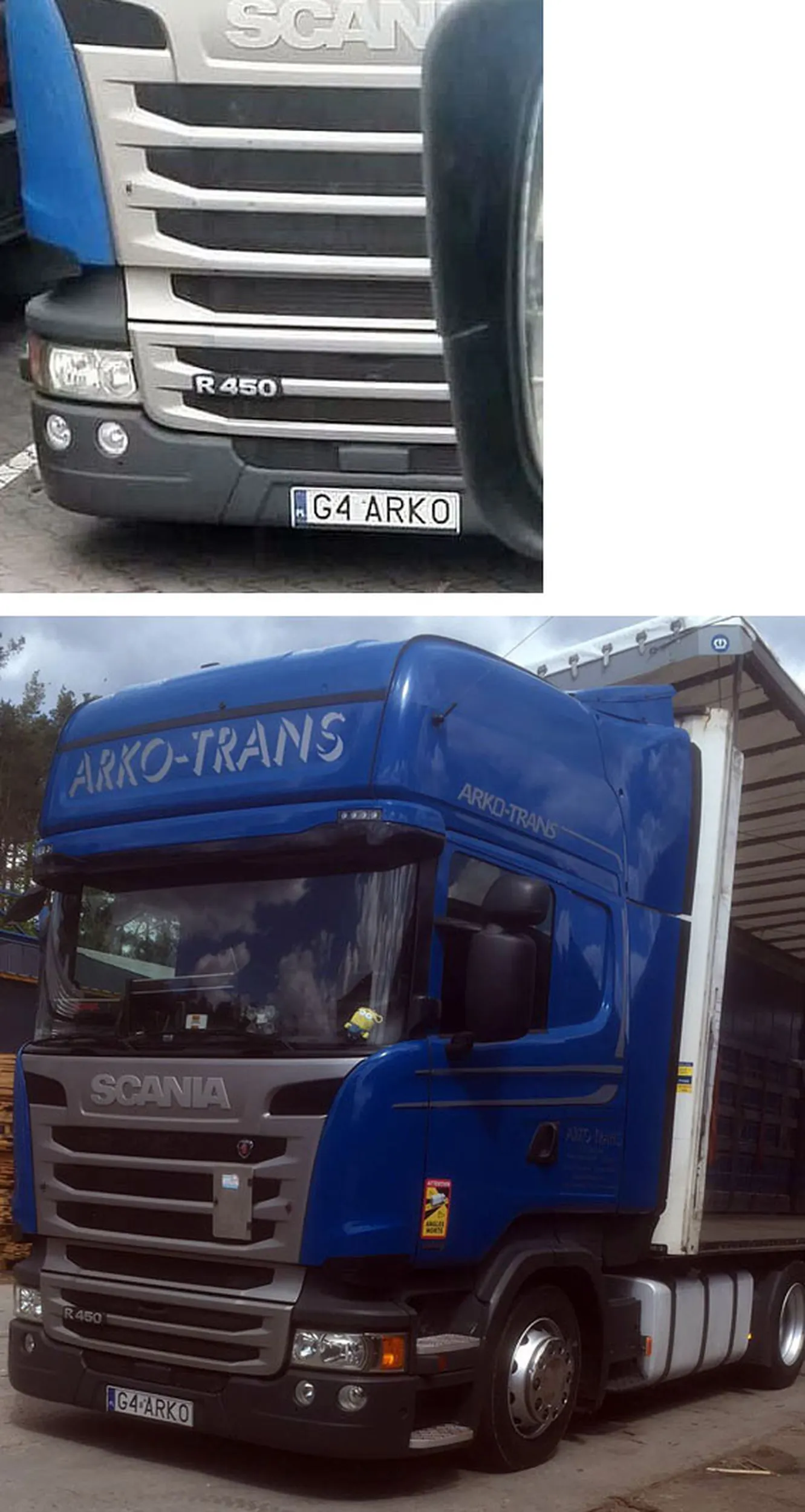 Fajny numer, blacha G4 ARKO