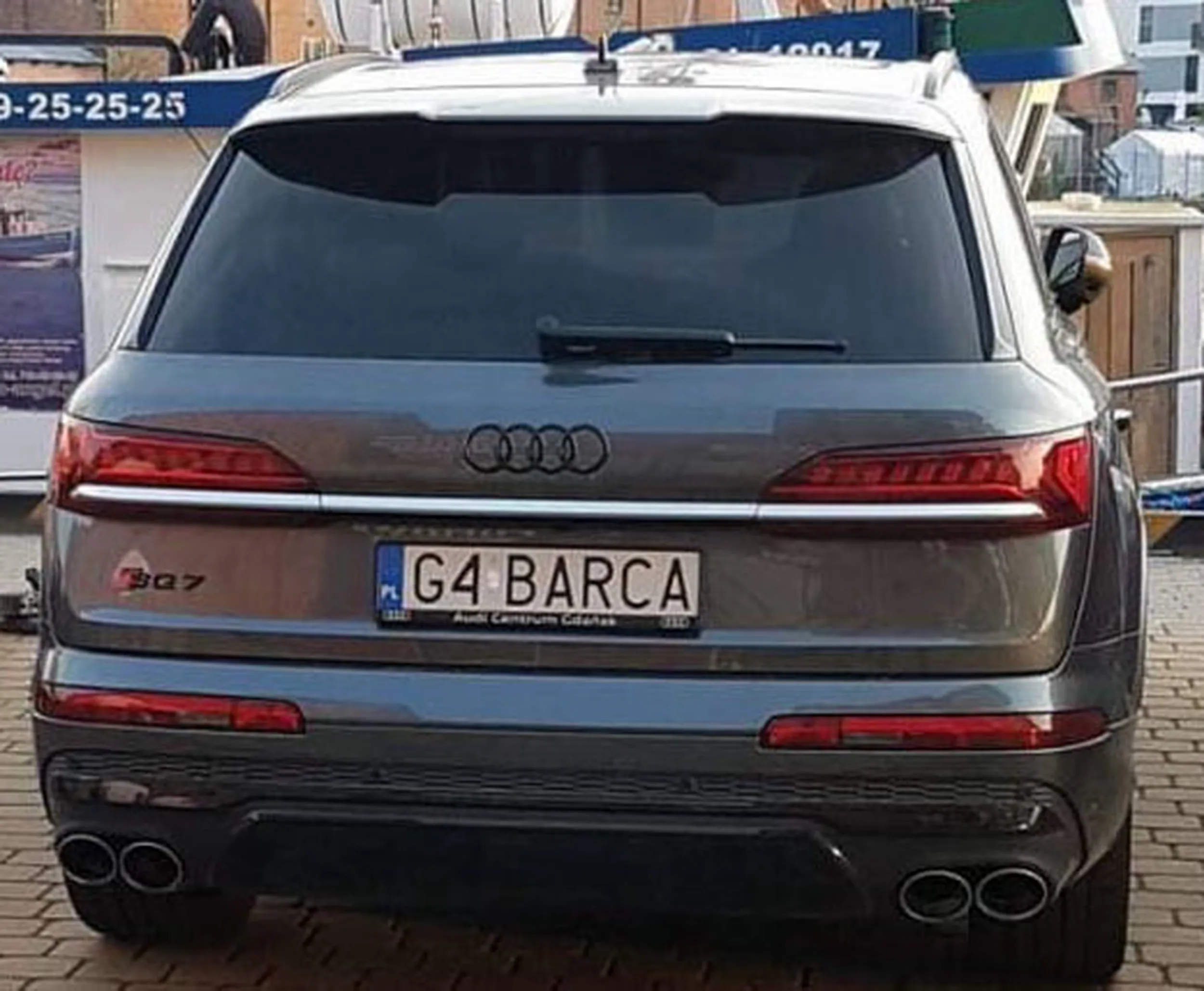 Fajny numer, blacha G4 BARCA