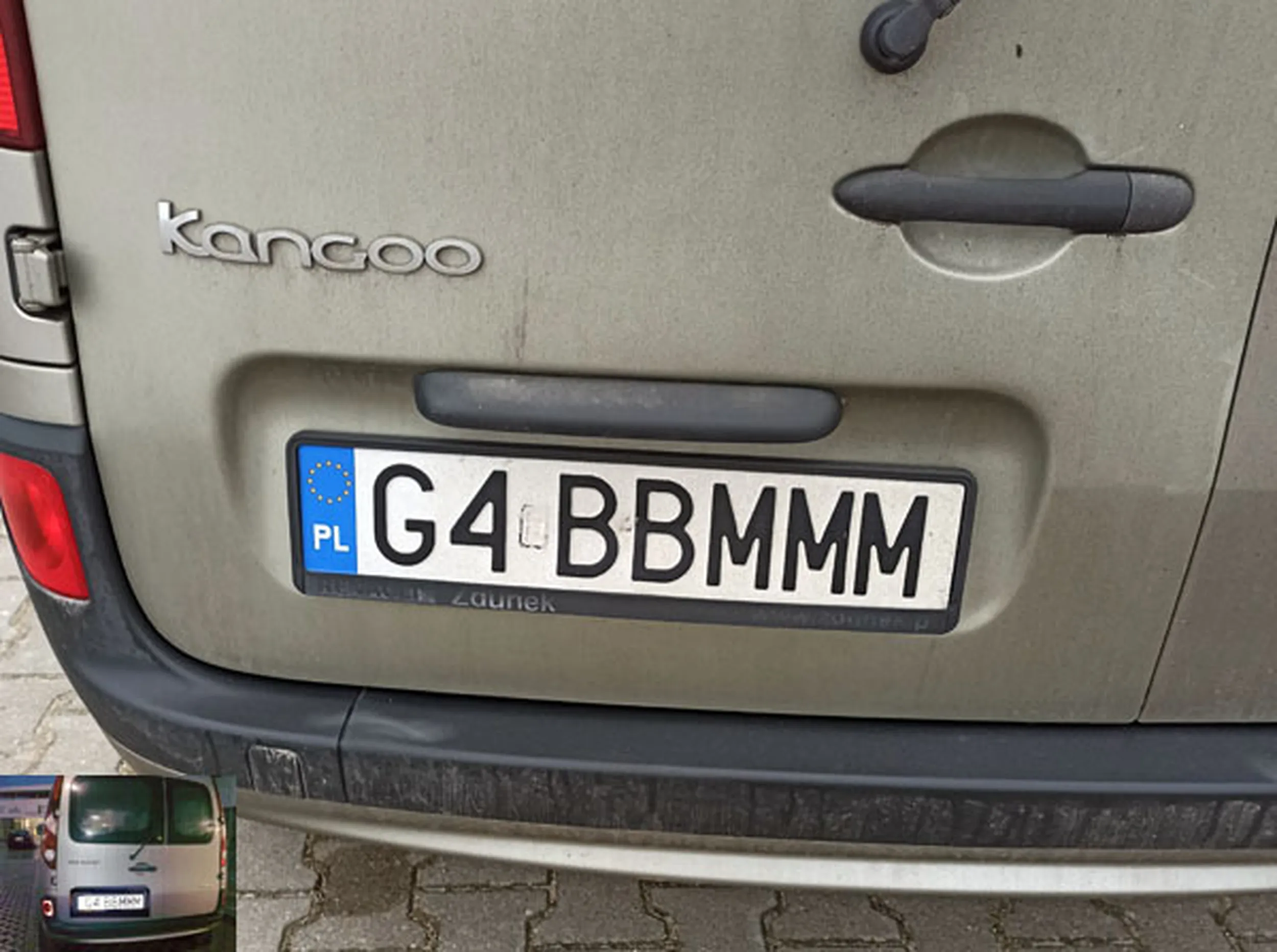 Fajny numer, blacha G4 BBMMM