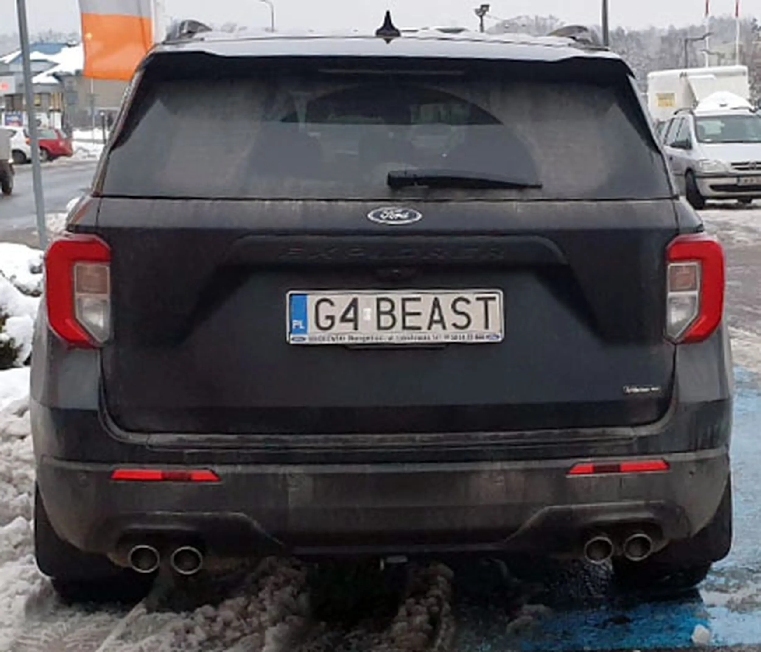 Fajny numer, blacha G4 BEAST