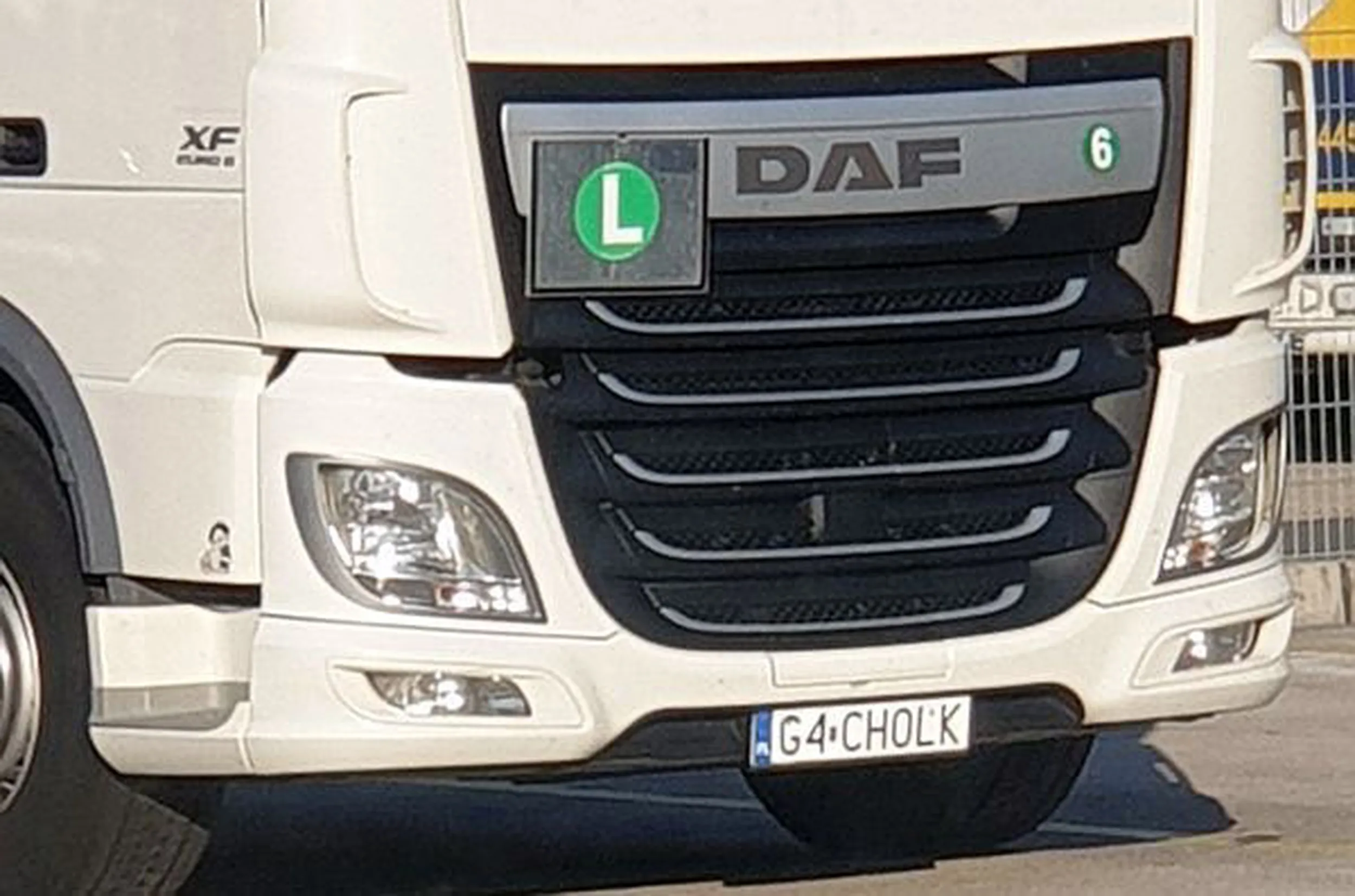 Fajny numer, blacha G4 CHOLK