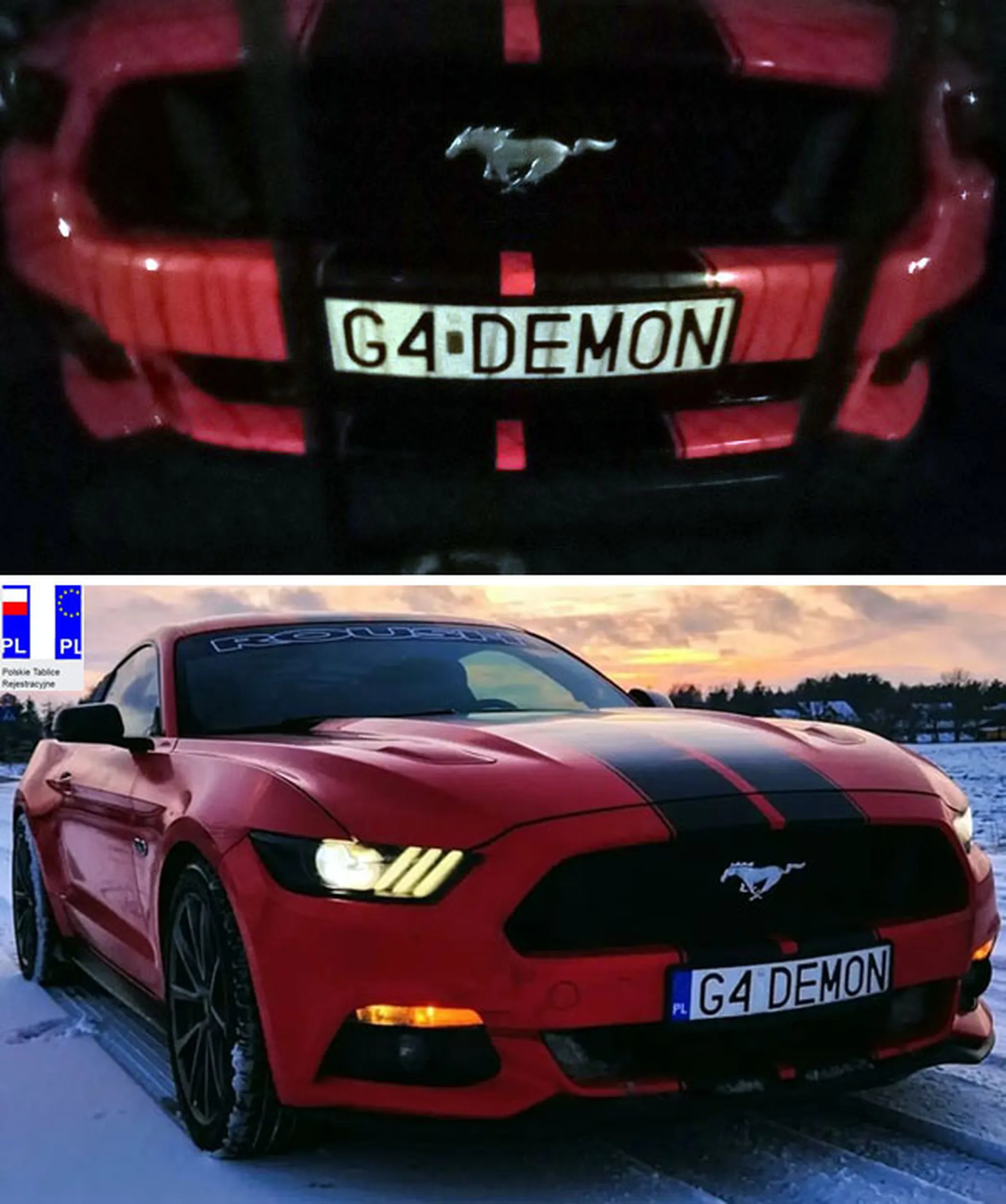Fajny numer, blacha G4 DEMON