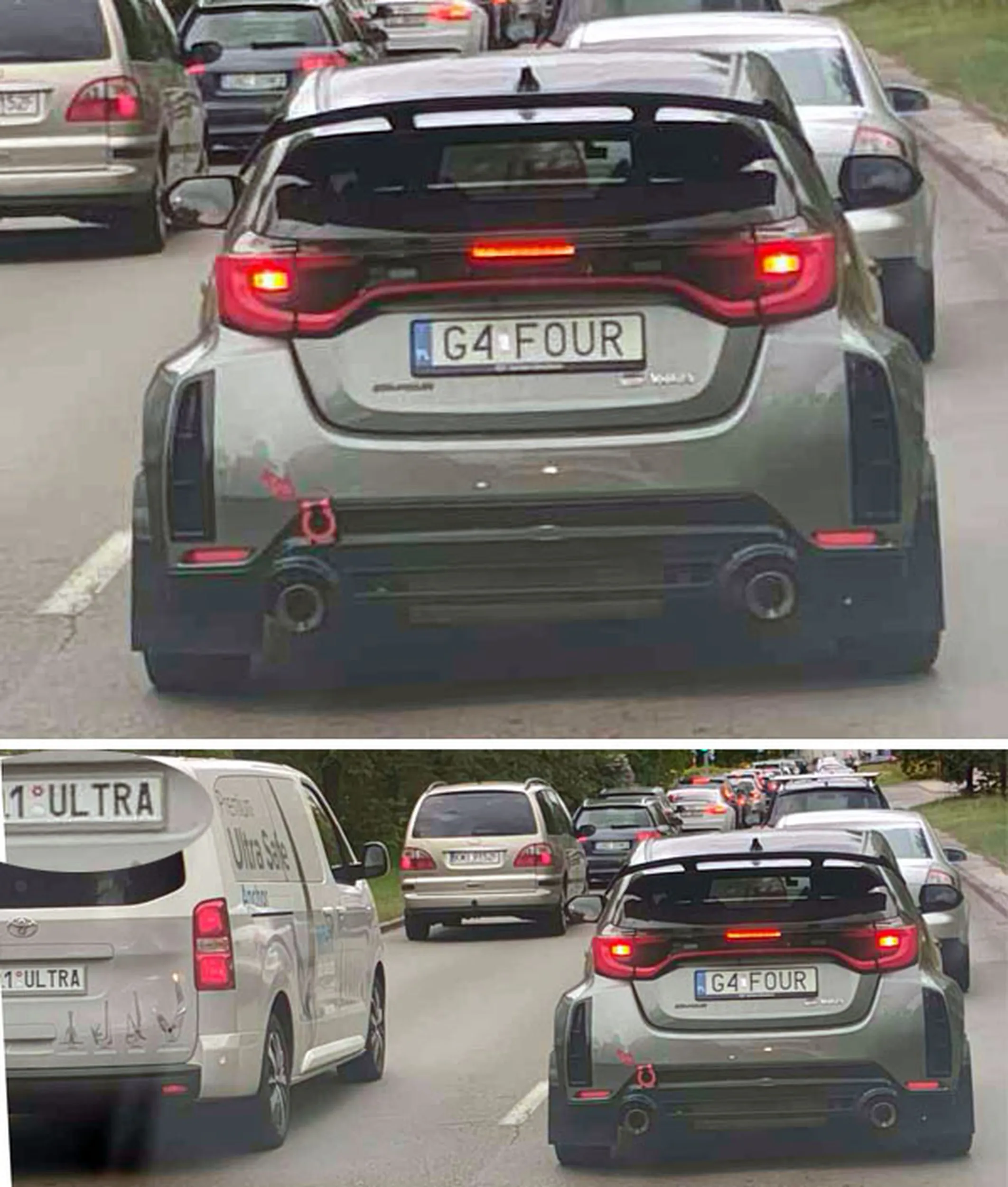 Fajny numer, blacha G4 FOUR