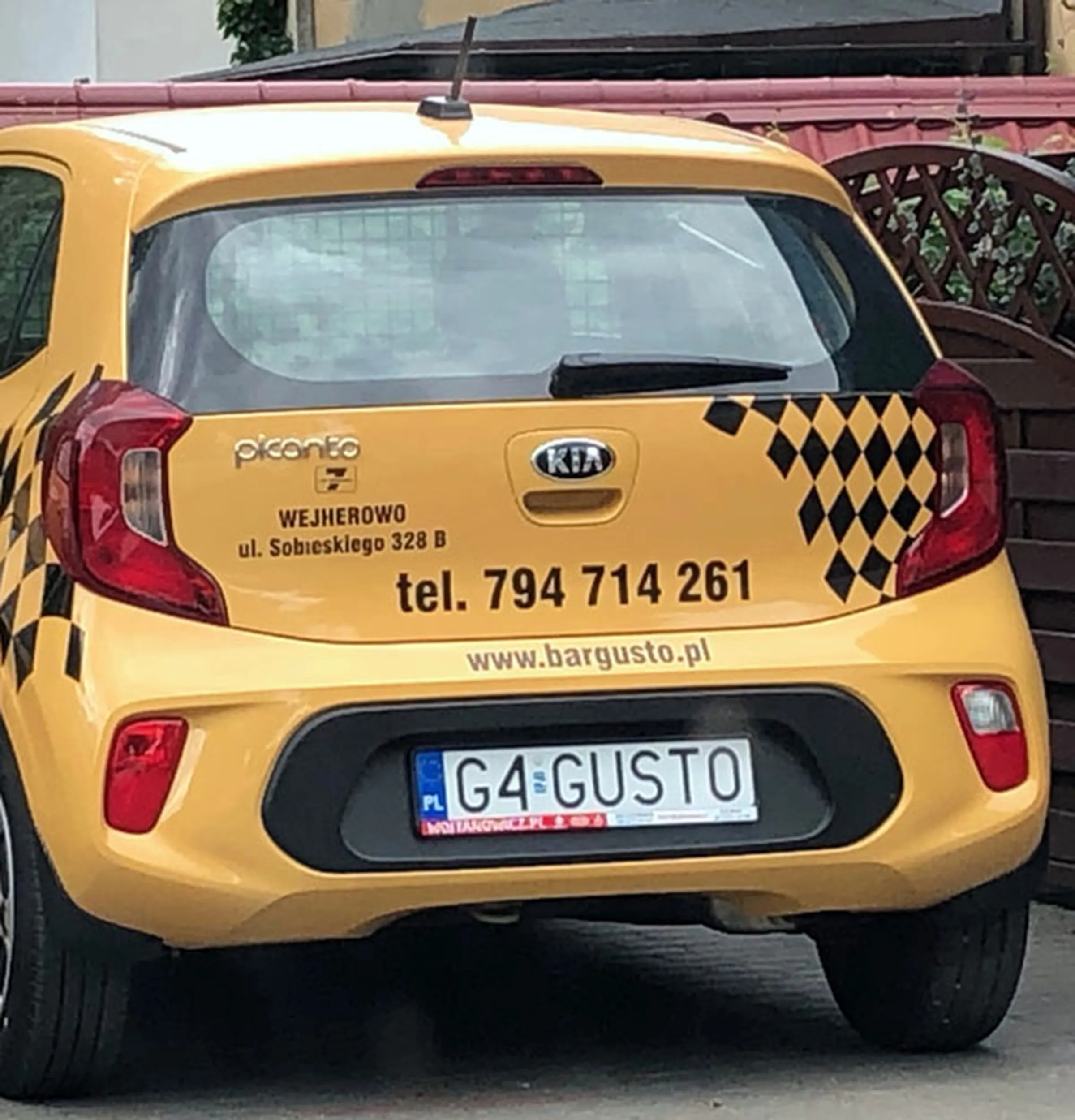 Fajny numer, blacha G4 GUSTO