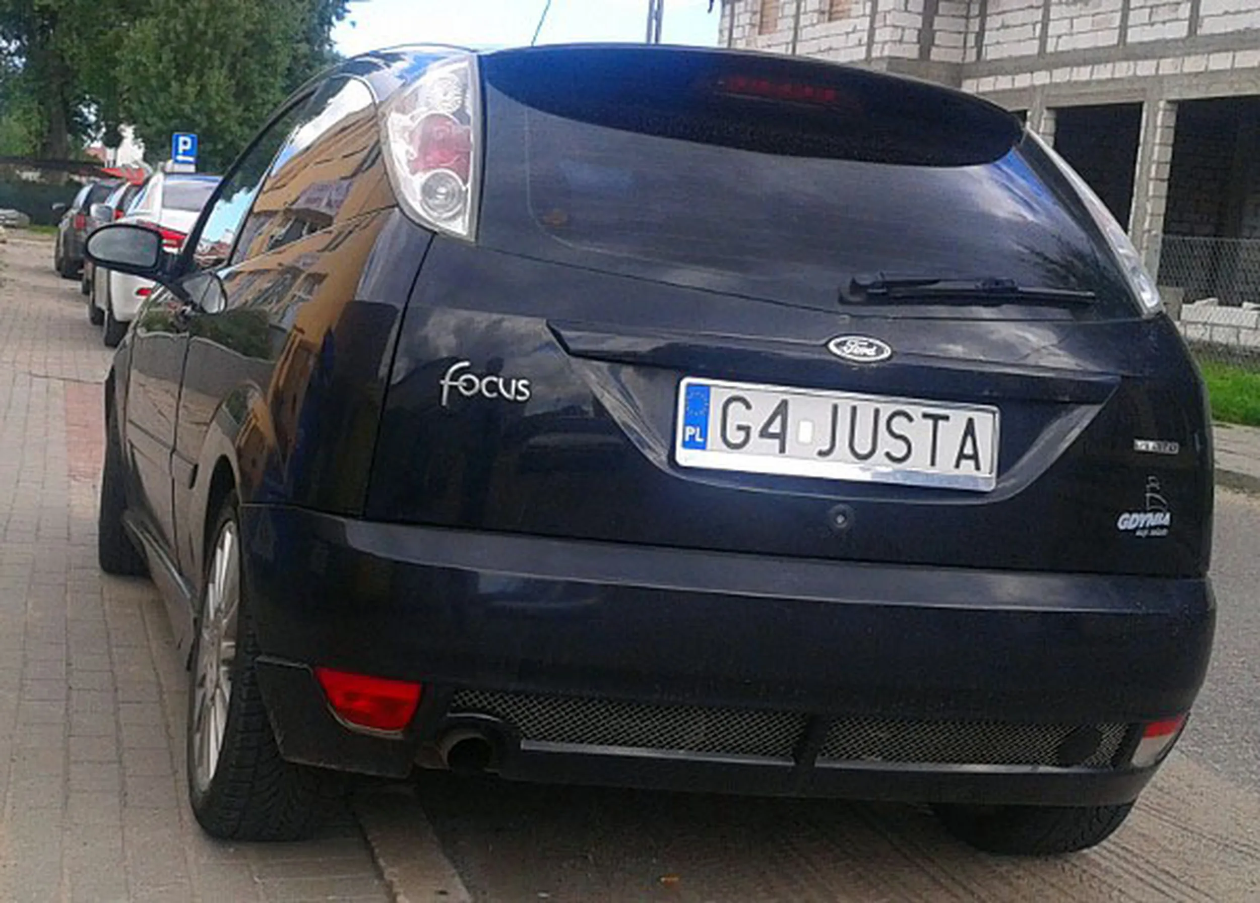 Fajny numer, blacha G4 JUSTA