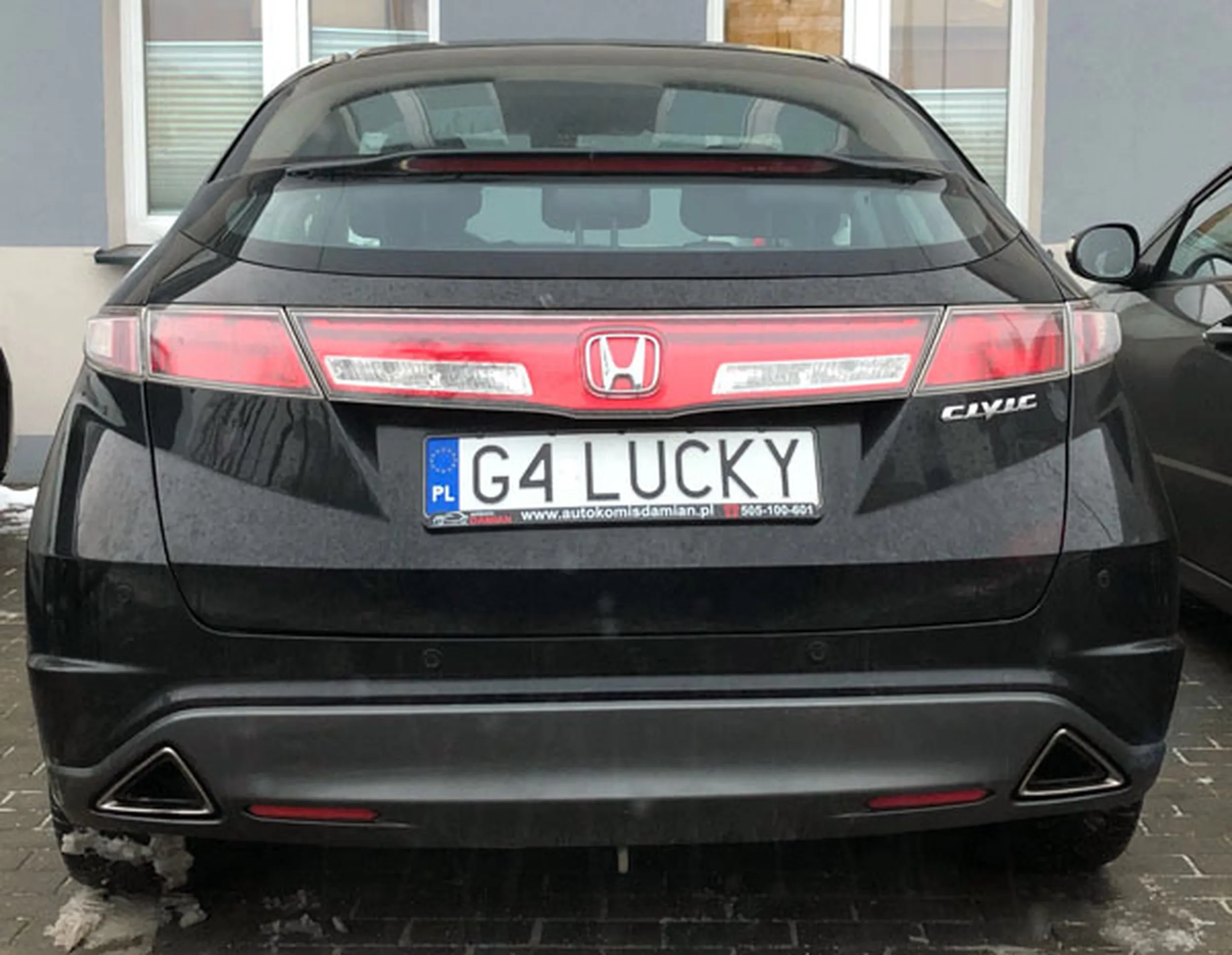 Fajny numer, blacha G4 LUCKY