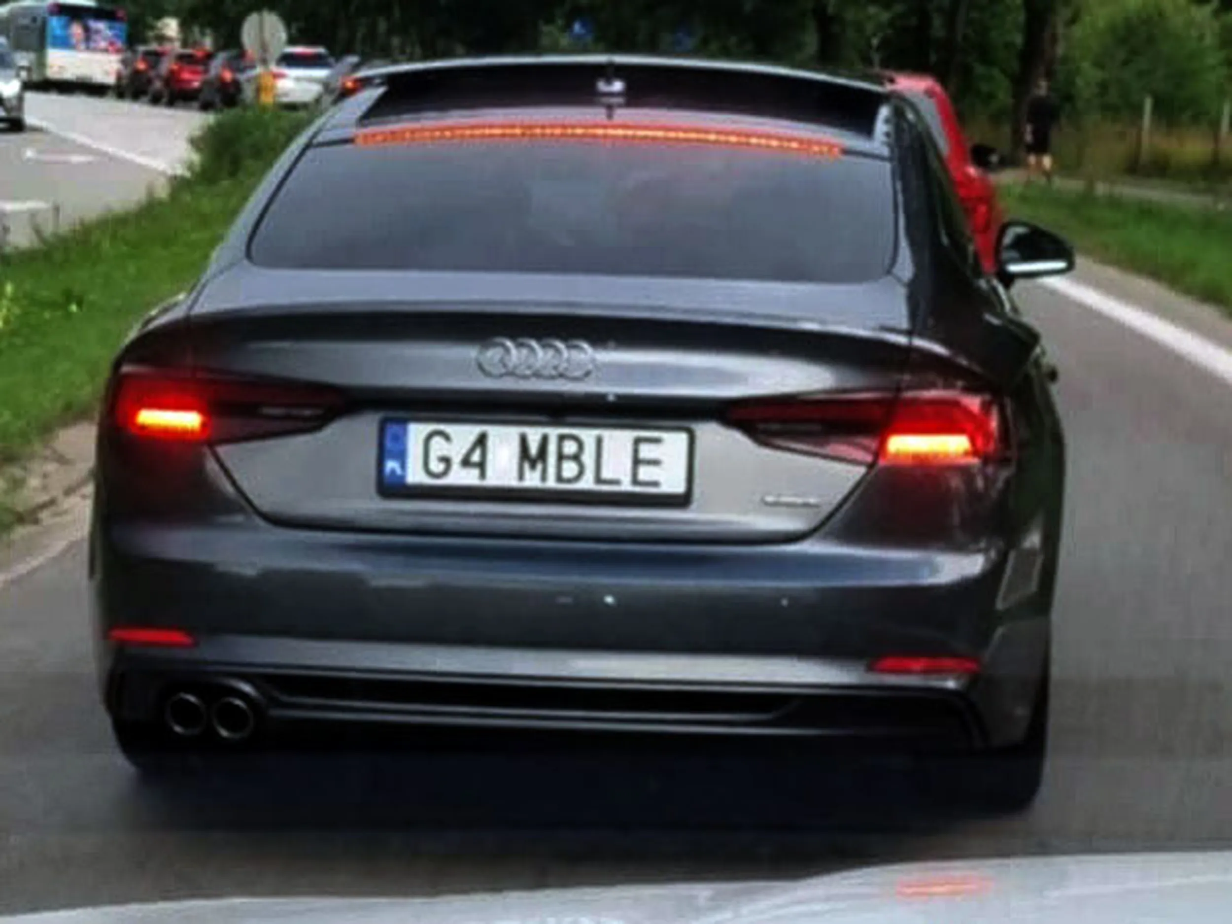 Fajny numer, blacha G4 MBLE