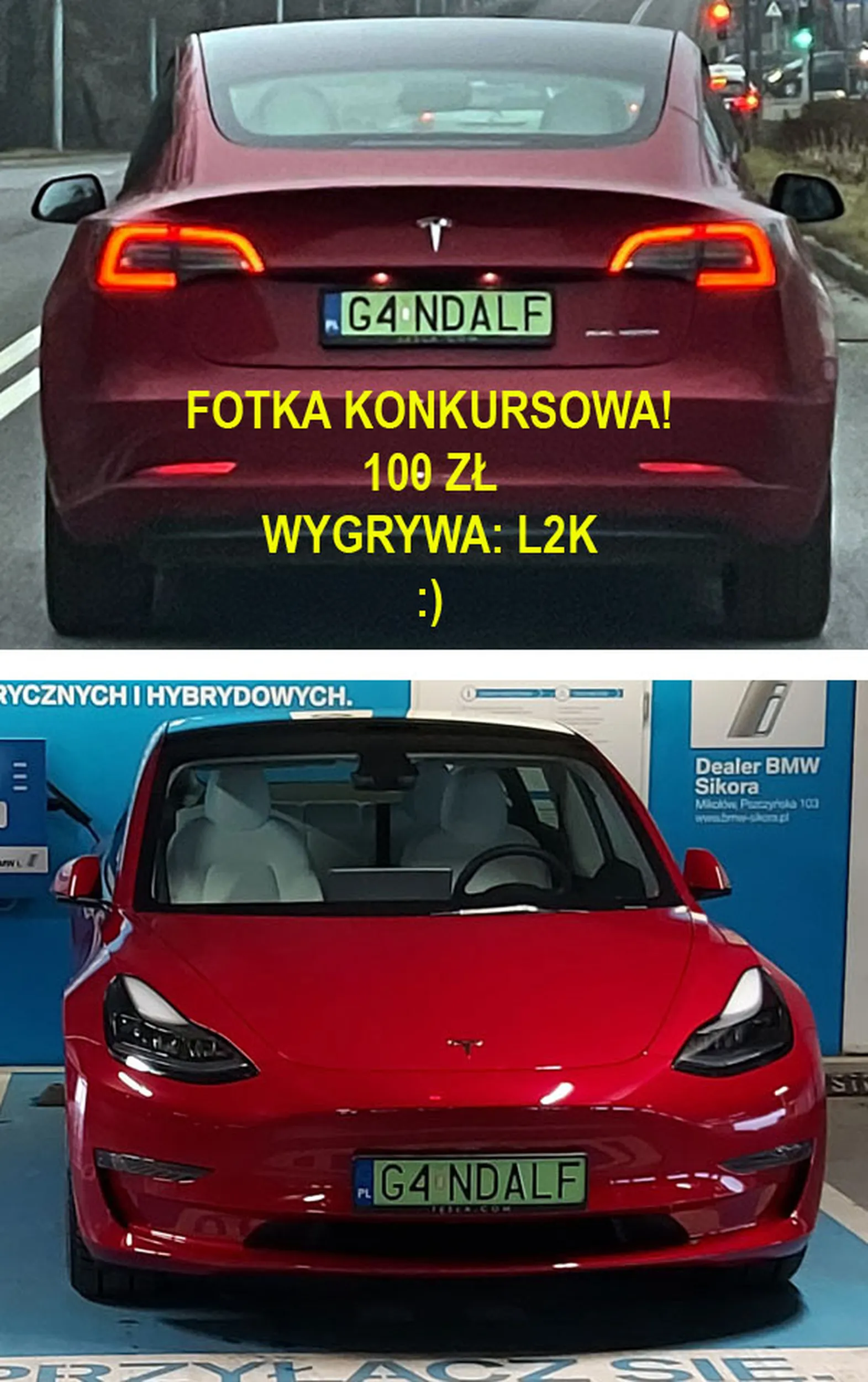 Fajny numer, blacha G4 NDALF