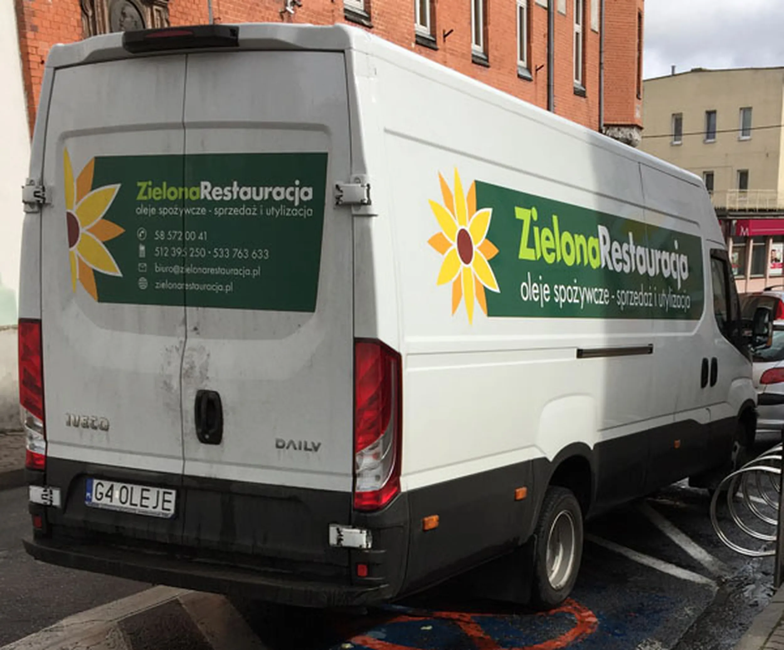 Fajny numer, blacha G4 OLEJE