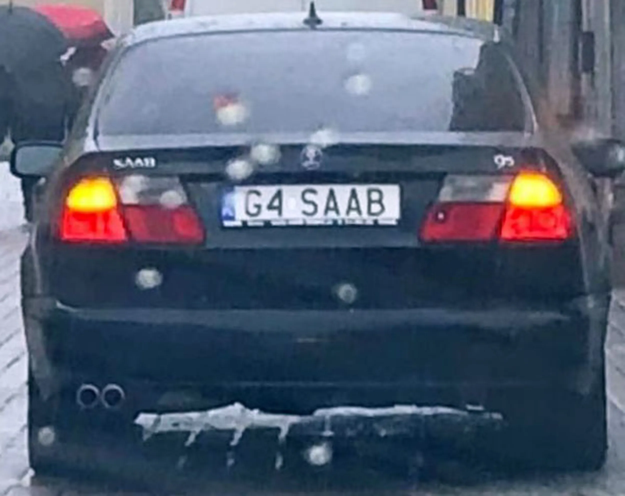 Fajny numer, blacha G4 SAAB