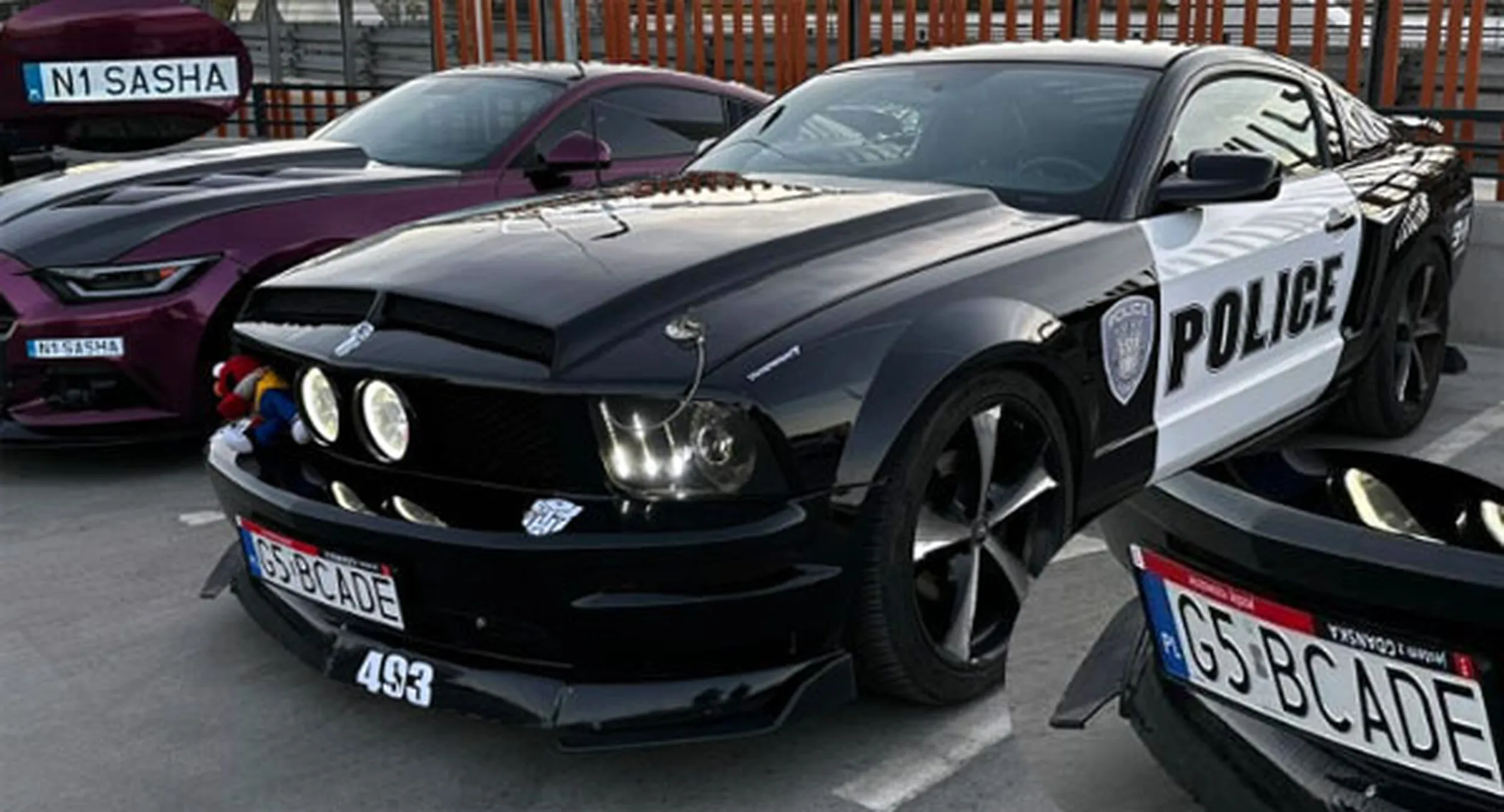 Fajny numer, blacha G5 BCADE