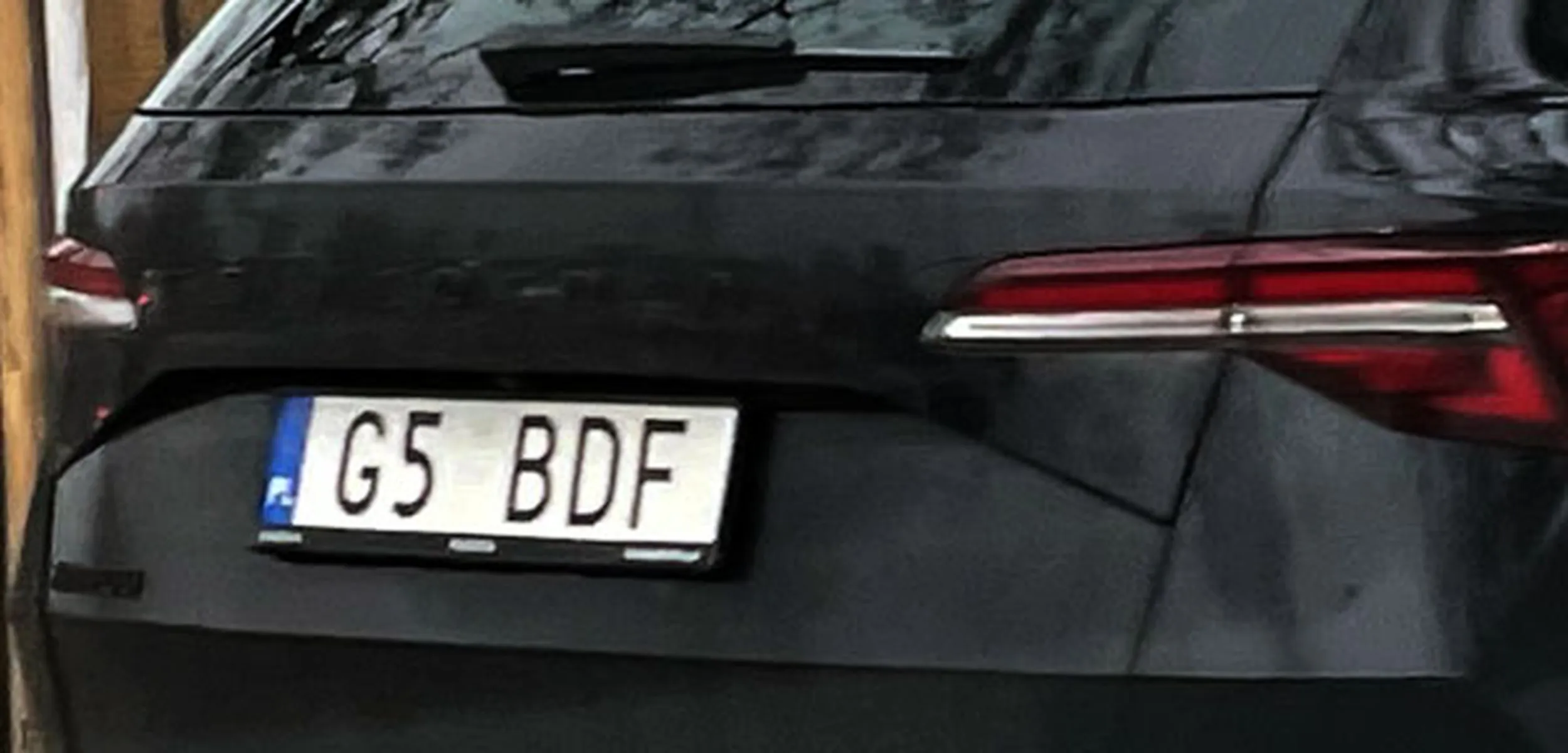 Fajny numer, blacha G5 BDF