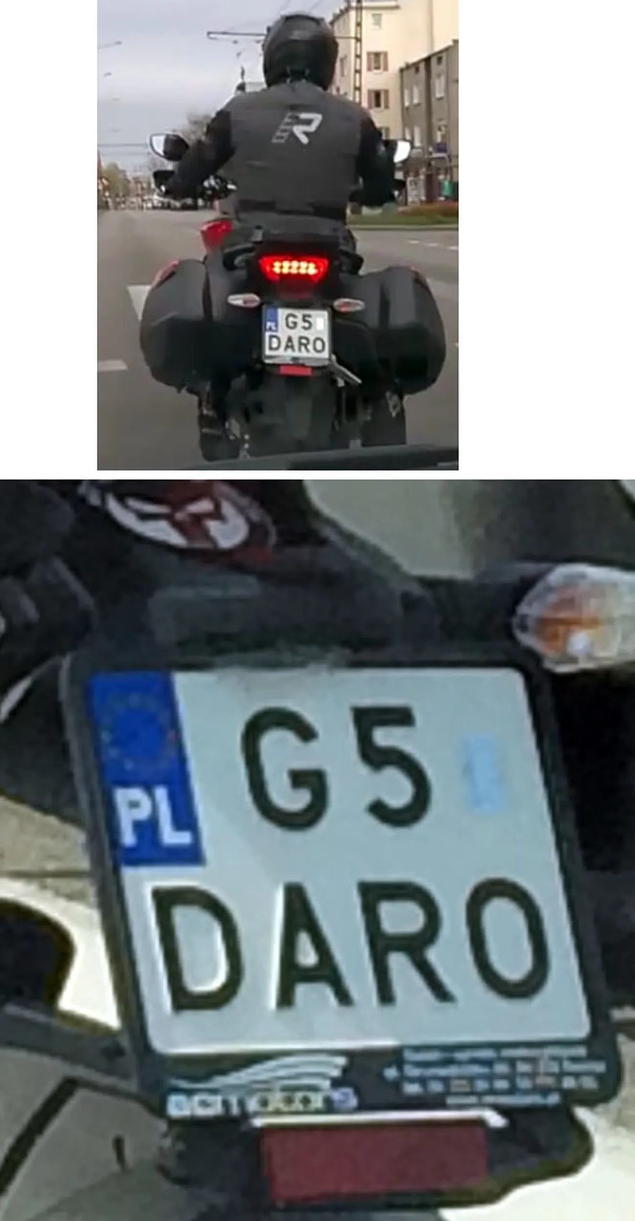 Fajny numer, blacha G5 DARO