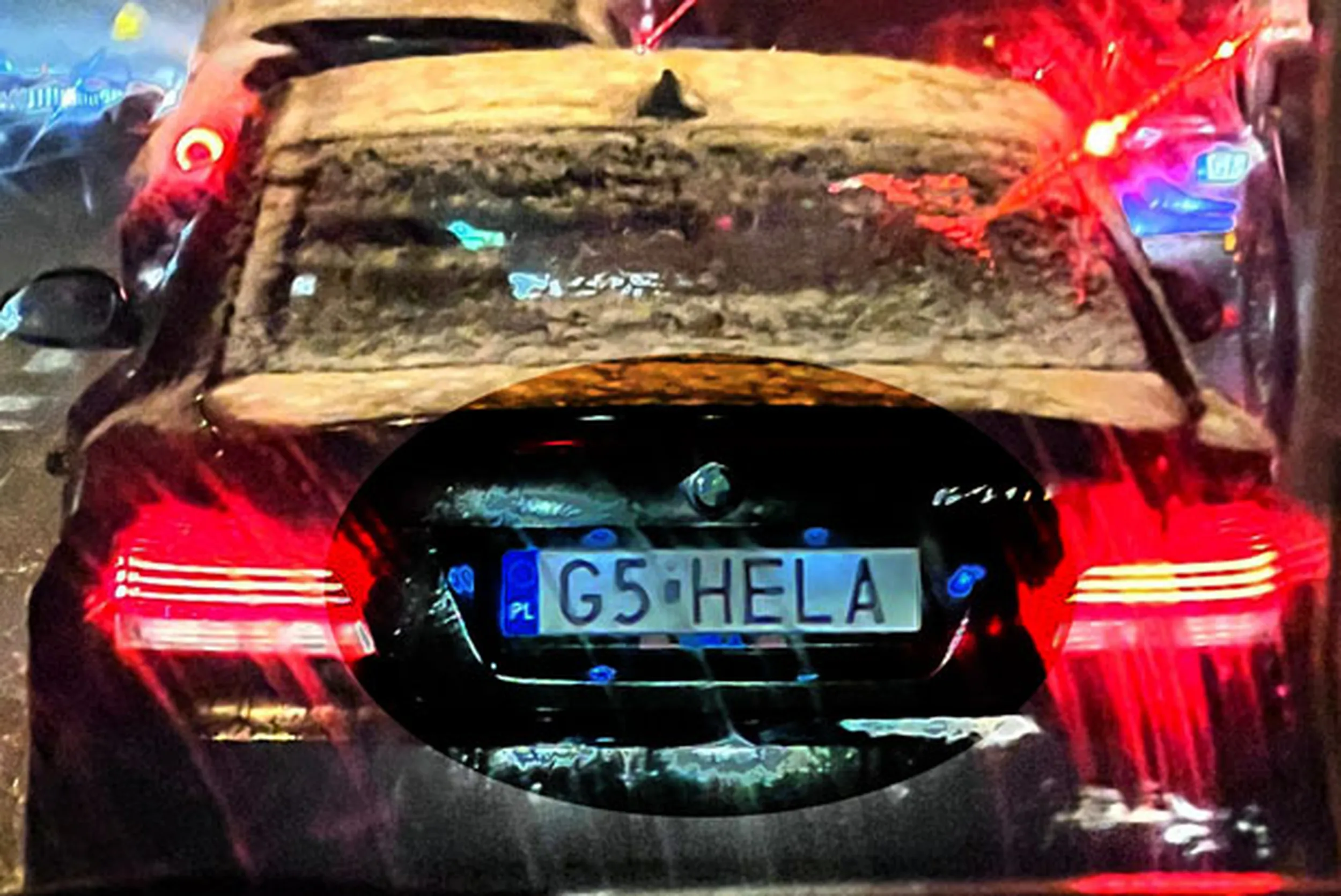 Fajny numer, blacha G5 HELA