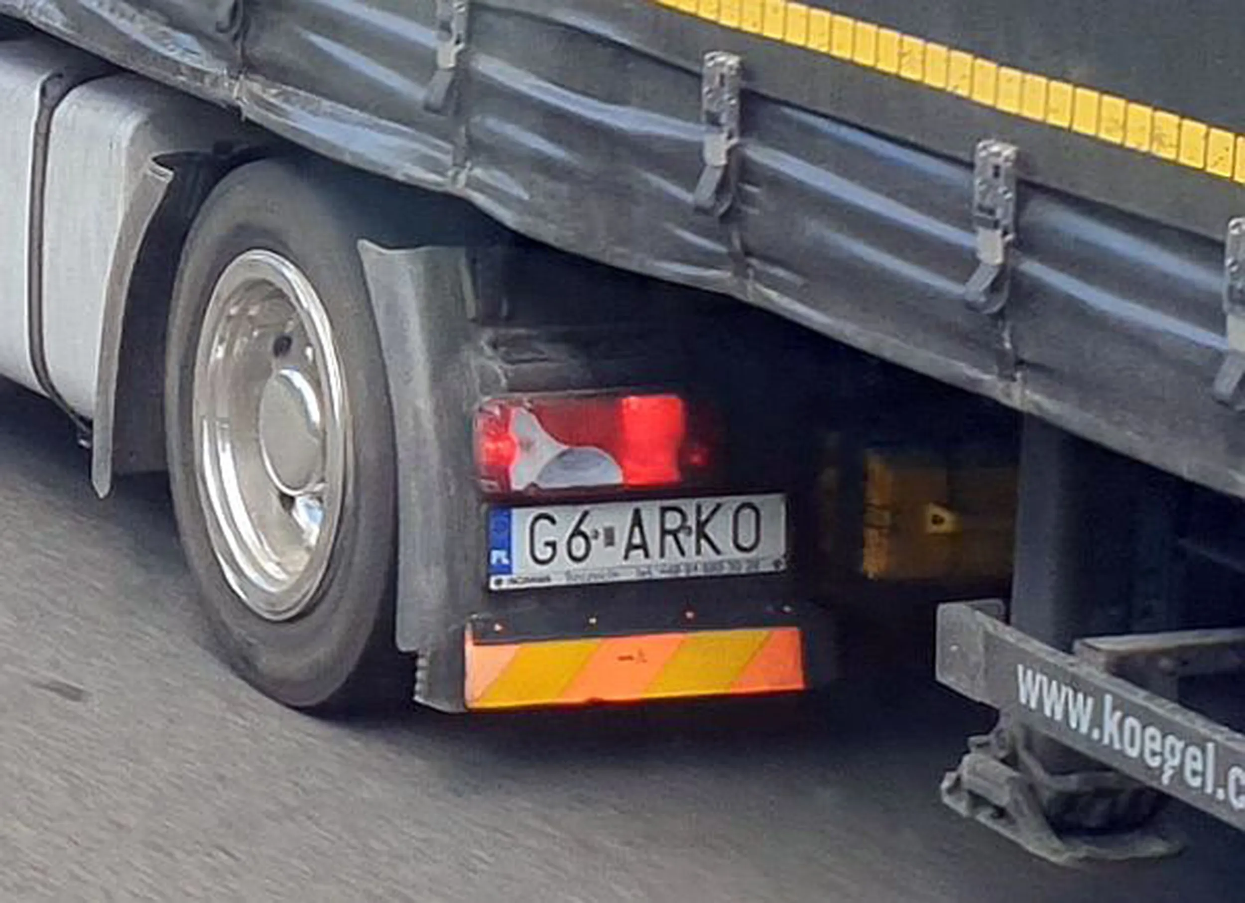 Fajny numer, blacha G6 ARKO