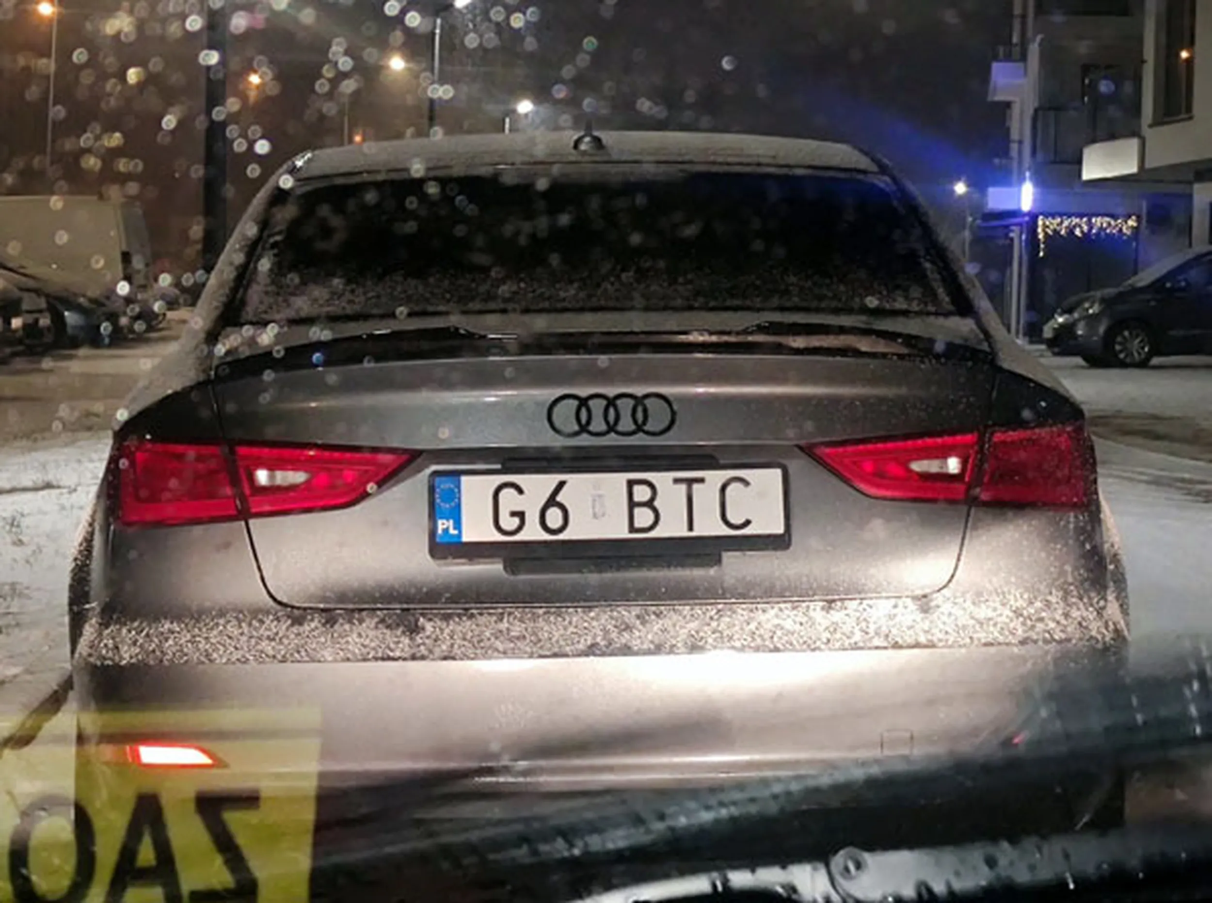 Fajny numer, blacha G6 BTC