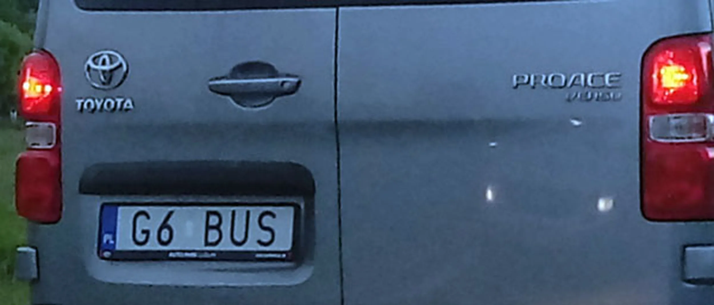 Fajny numer, blacha G6 BUS