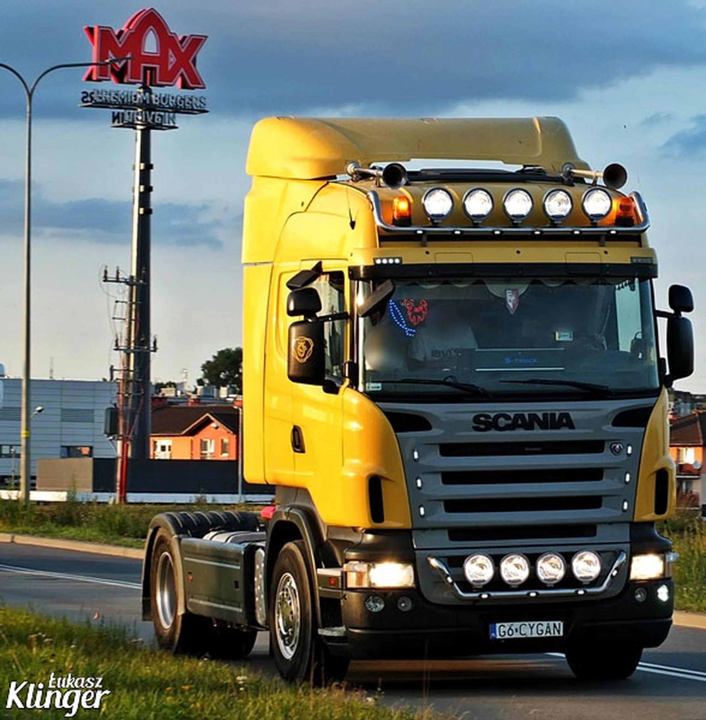 Fajny numer, blacha G6 CYGAN