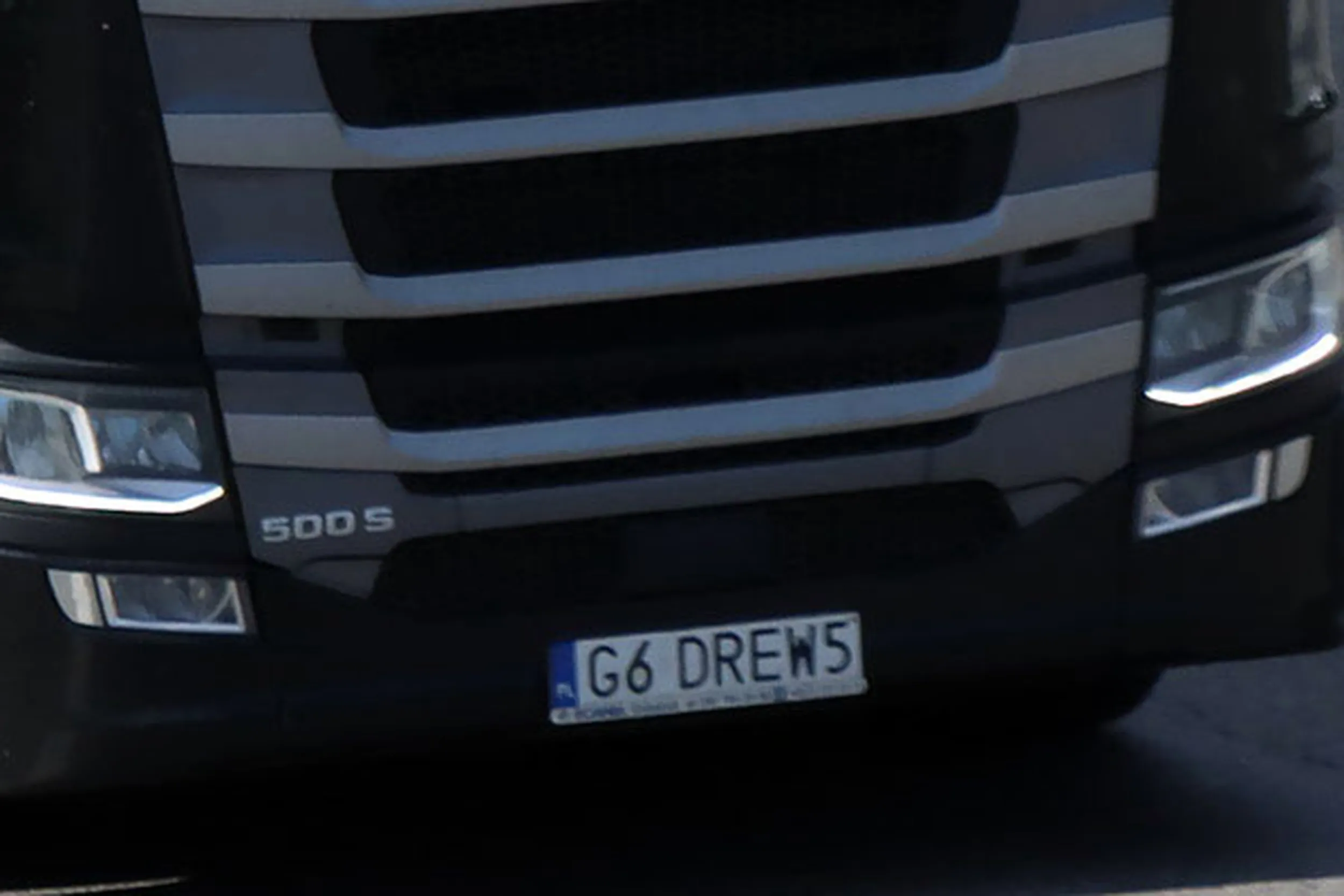 Fajny numer, blacha G6 DREW5