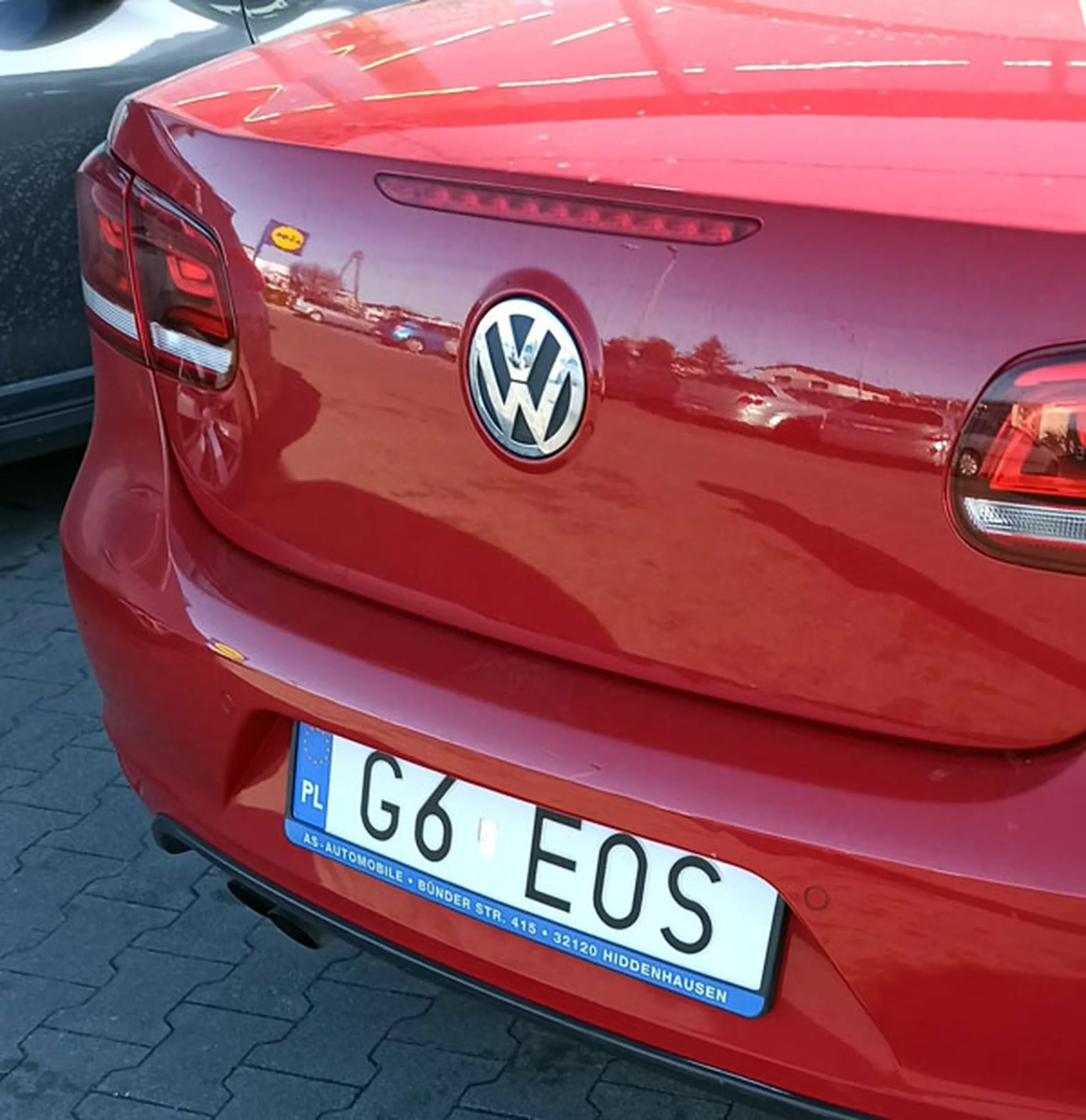 Fajny numer, blacha G6 EOS