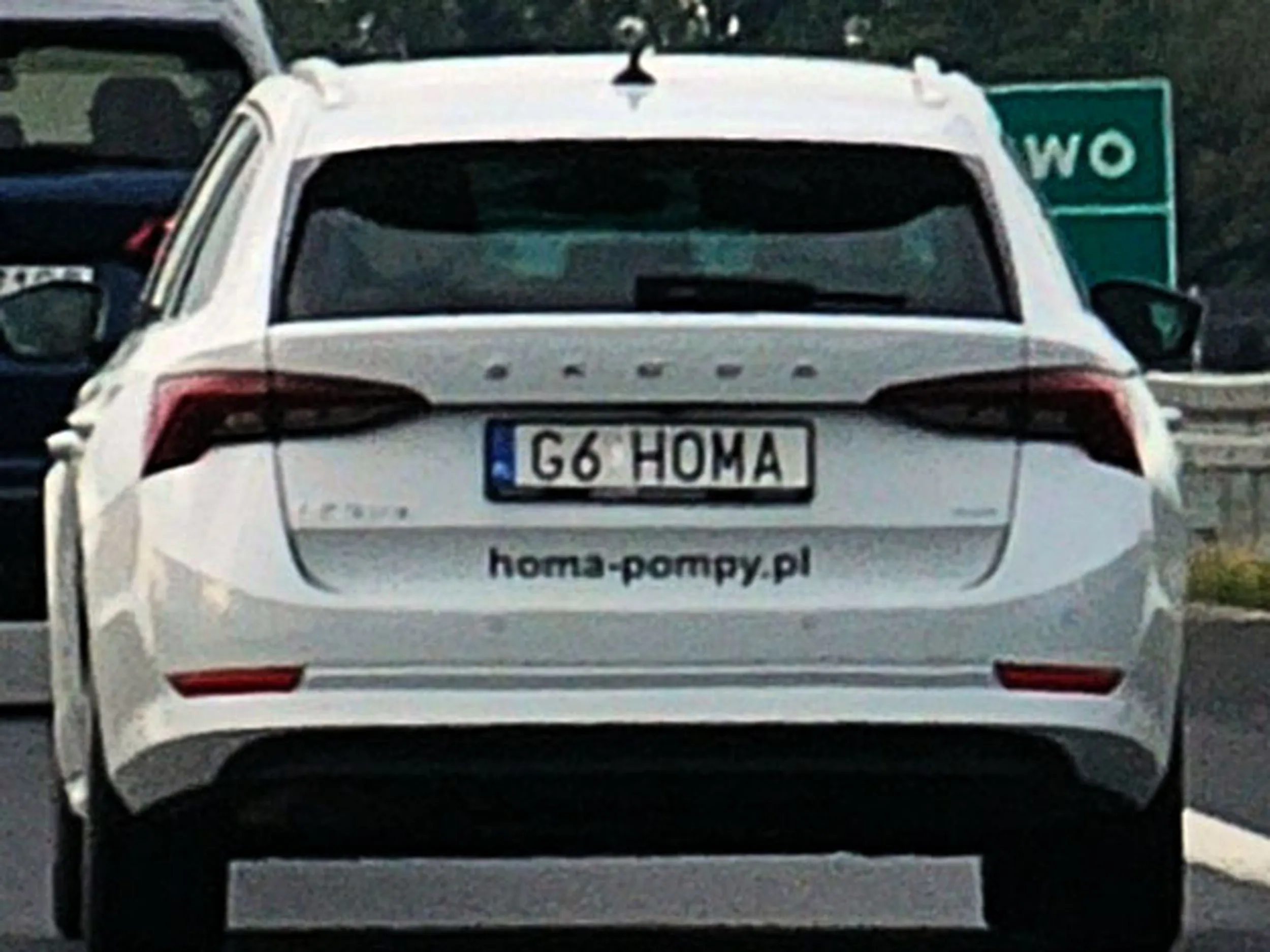 Fajny numer, blacha G6 HOMA