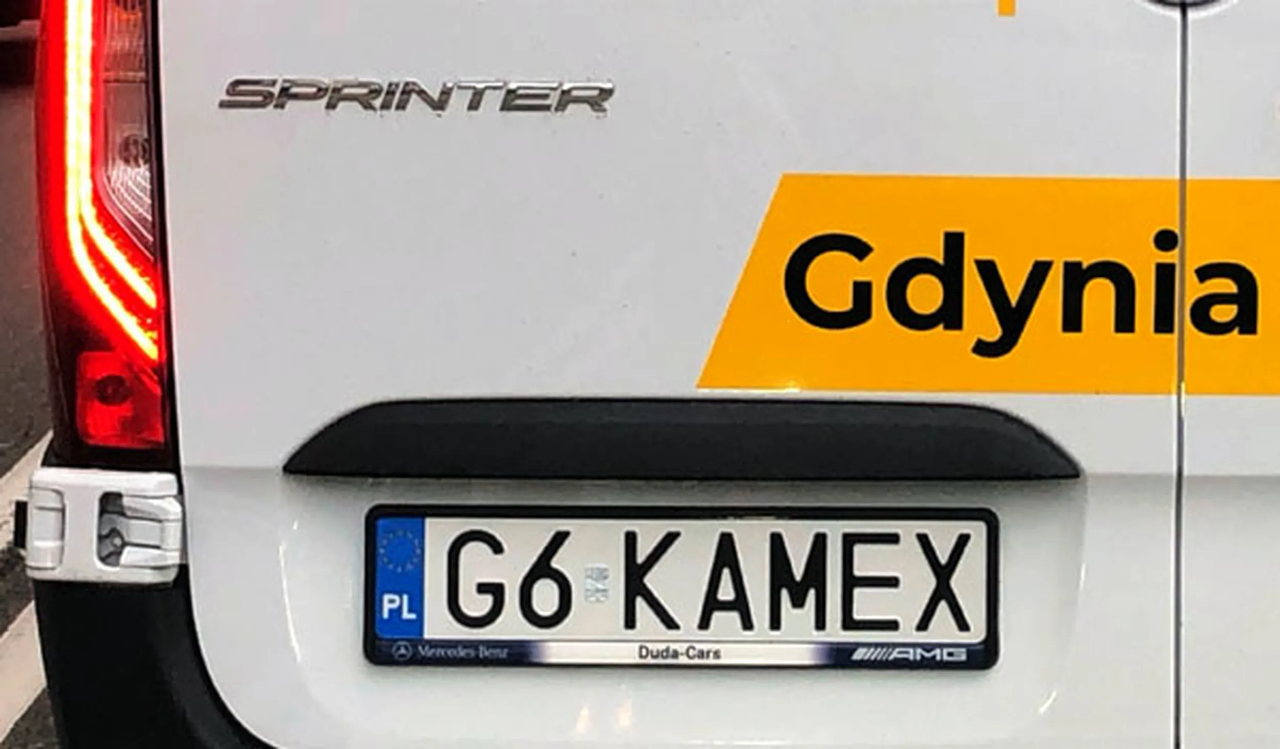 Fajny numer, blacha G6 KAMEX