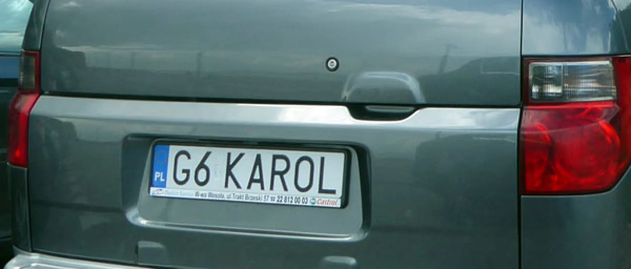 Fajny numer, blacha G6 KAROL