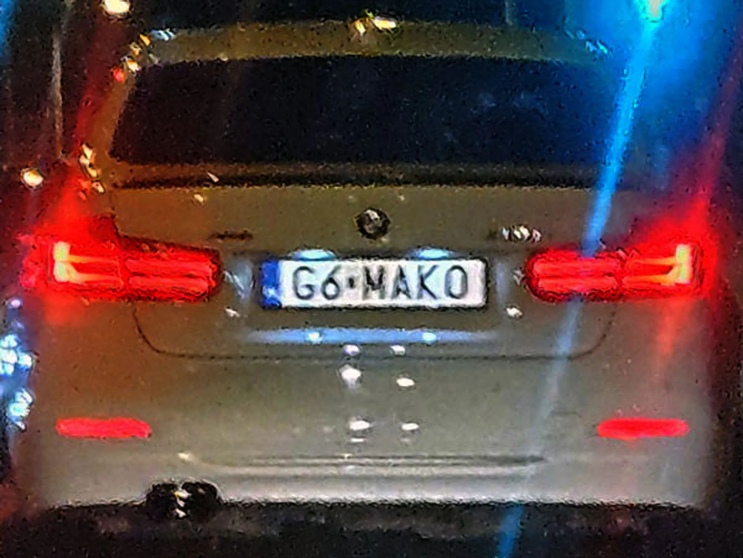 Fajny numer, blacha G6 MAKO