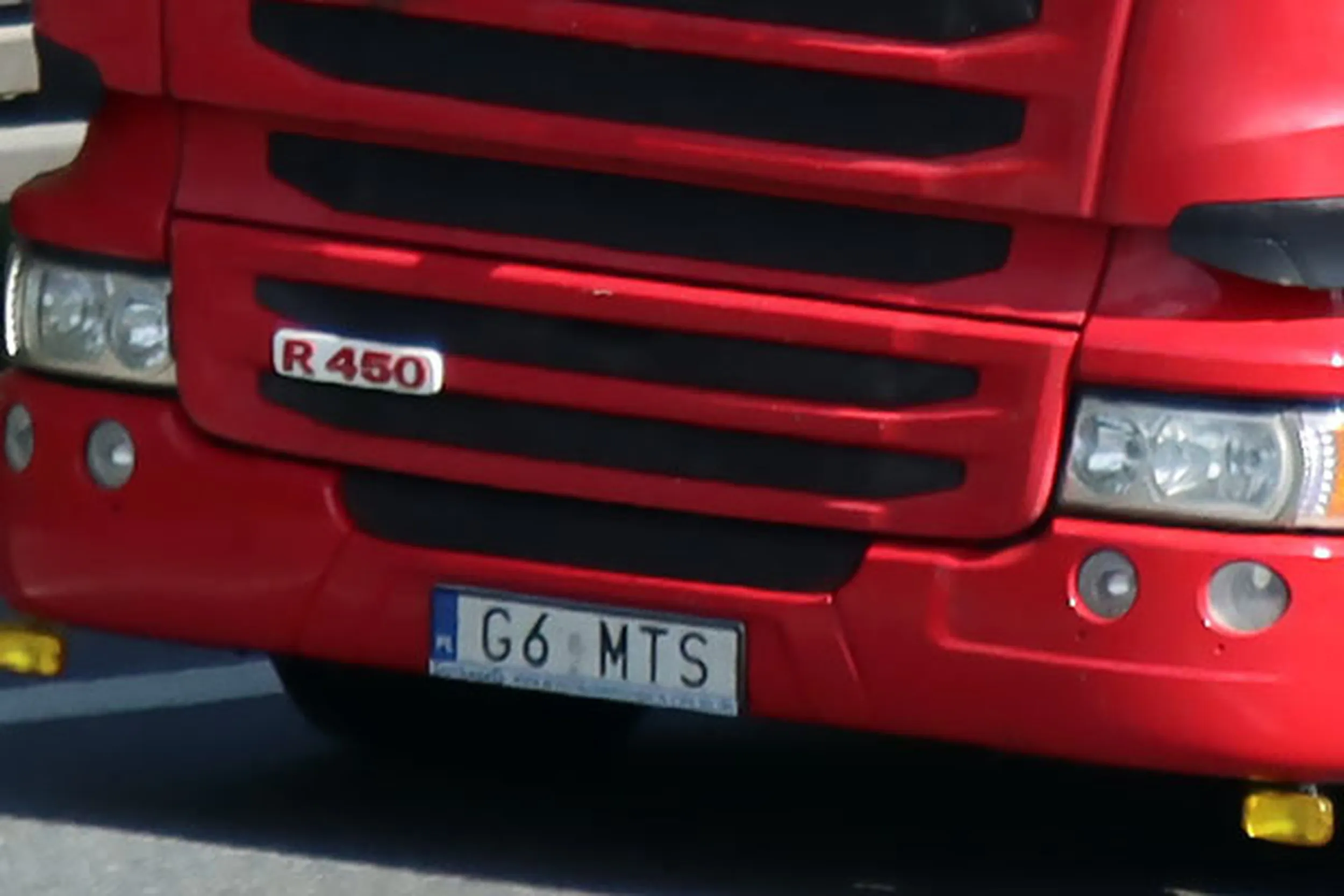 Fajny numer, blacha G6 MTS