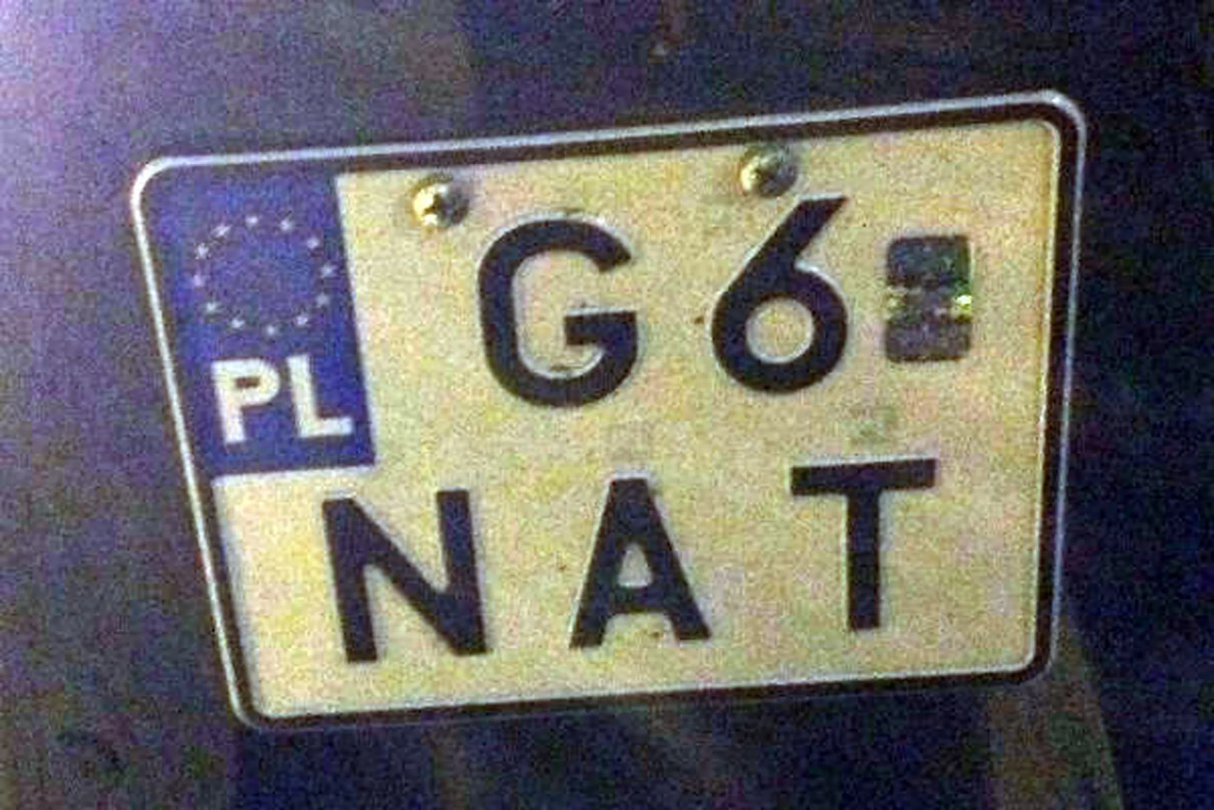 Fajny numer, blacha G6 NAT