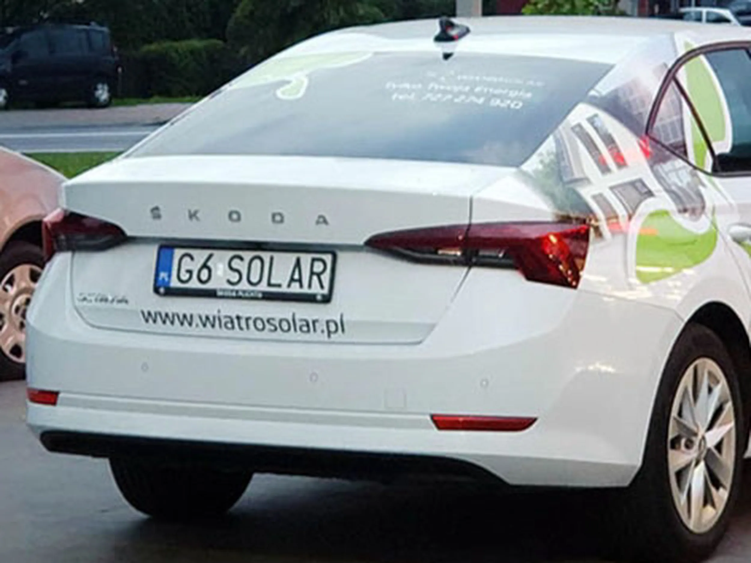 Fajny numer, blacha G6 SOLAR