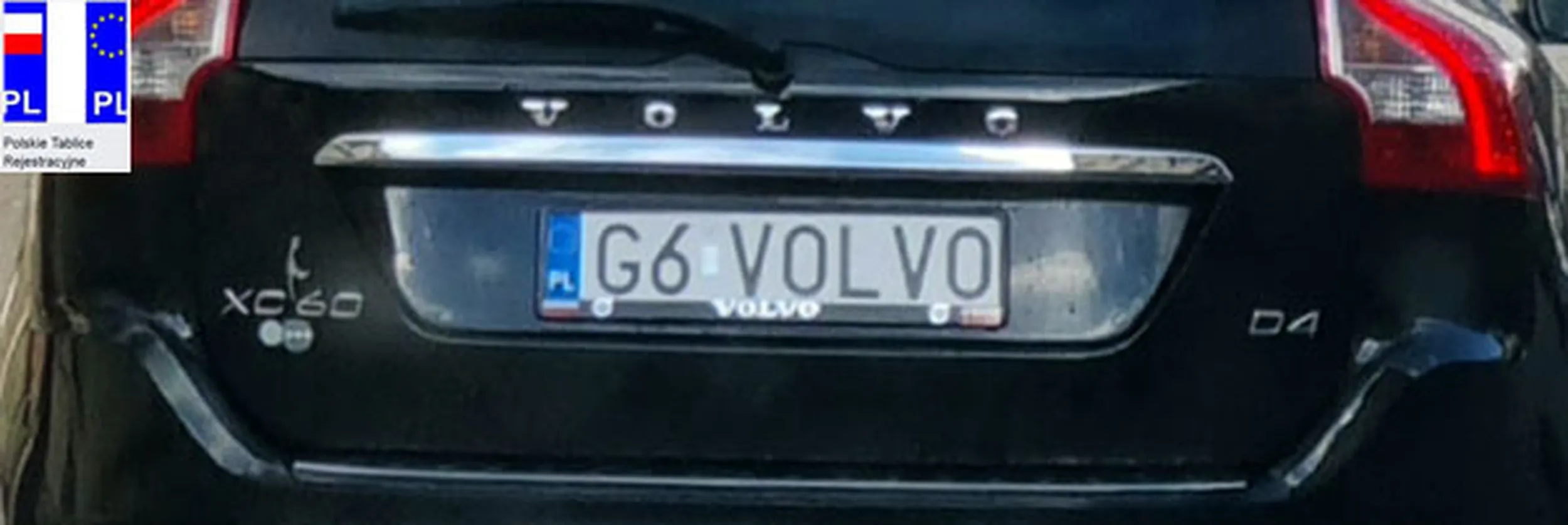 Fajny numer, blacha G6 VOLVO