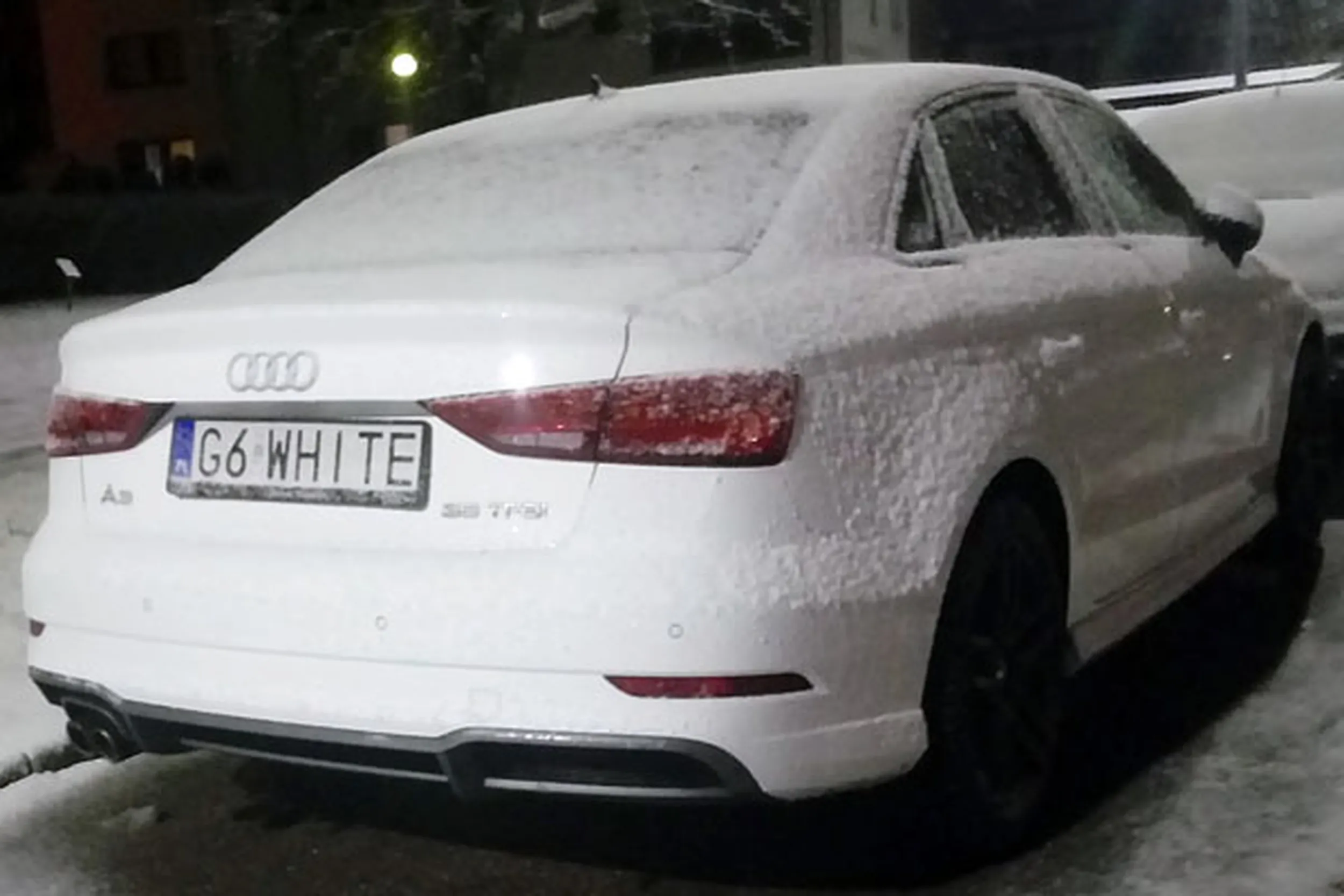 Fajny numer, blacha G6 WHITE