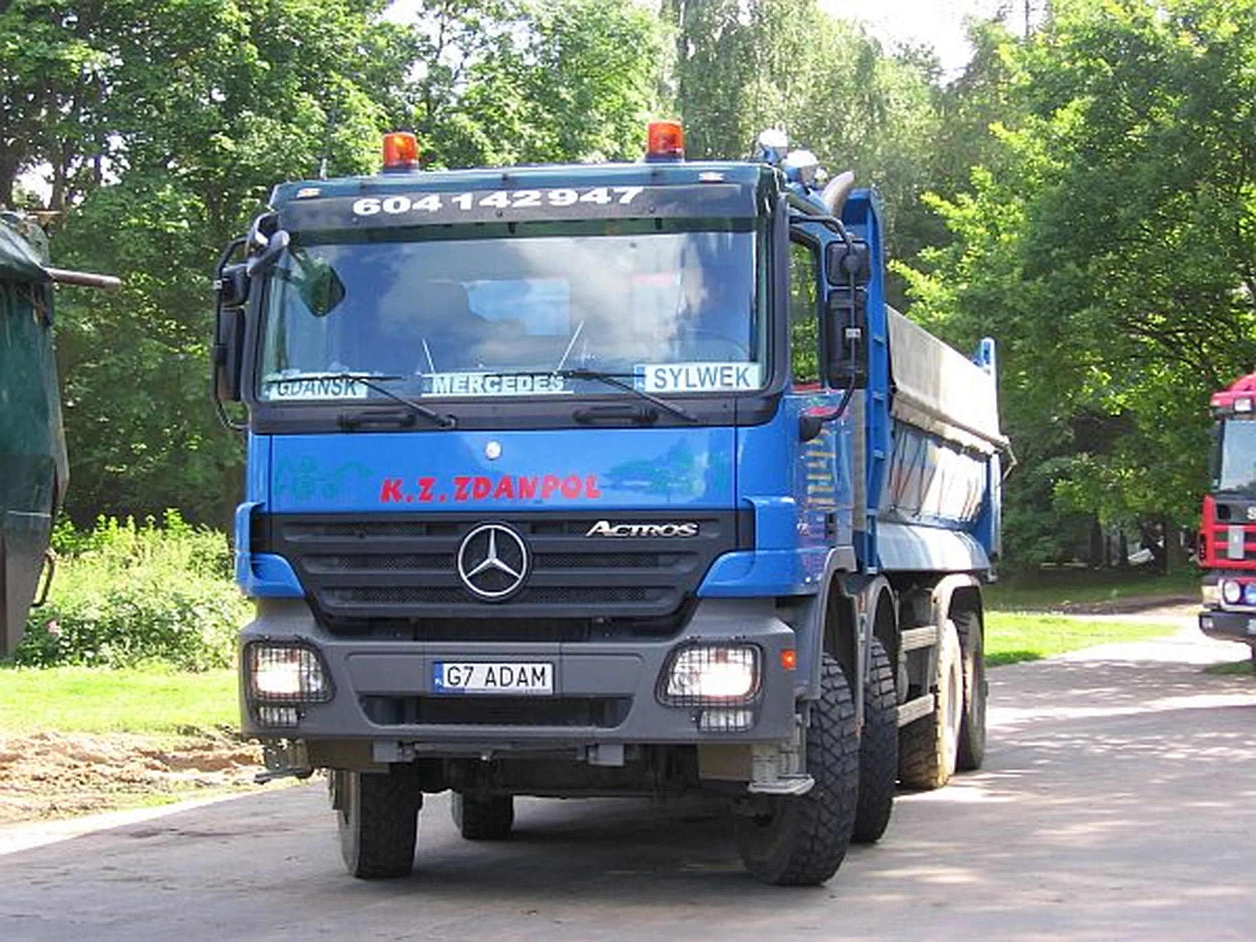 Fajny numer, blacha G7 ADAM