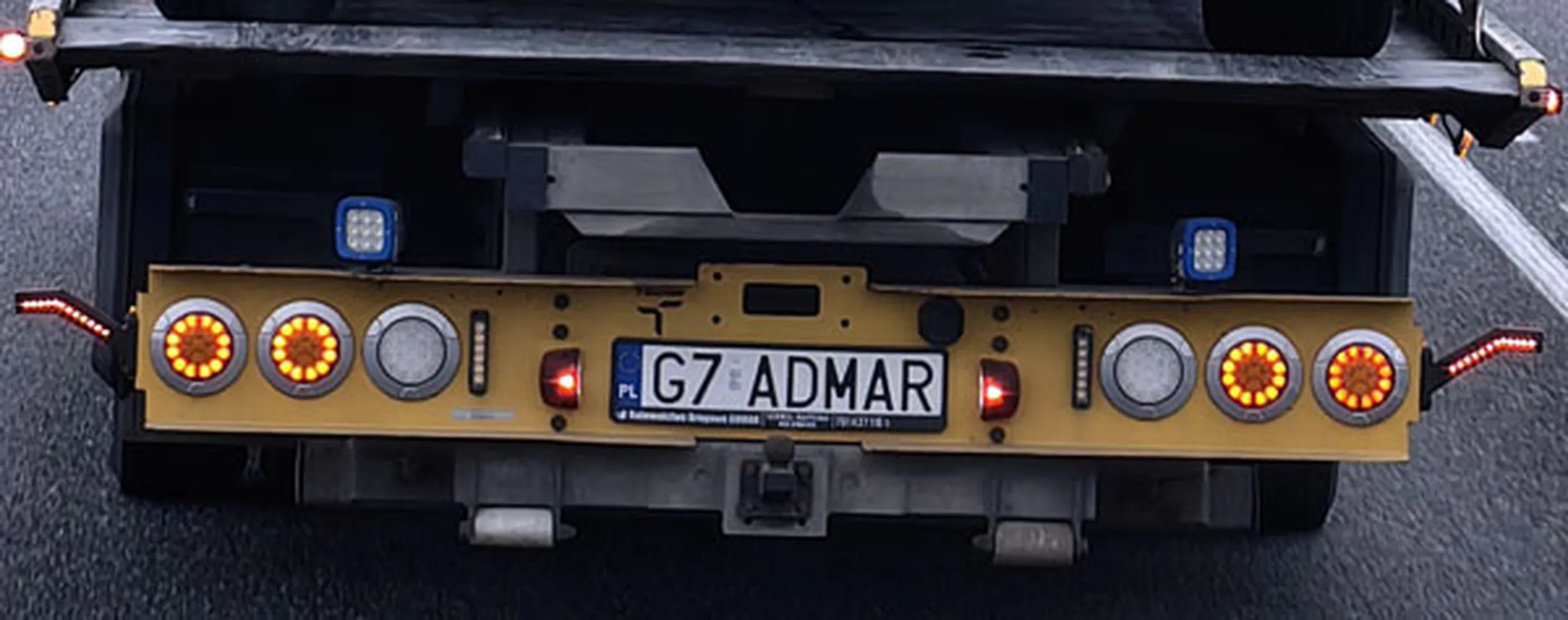 Fajny numer, blacha G7 ADMAR