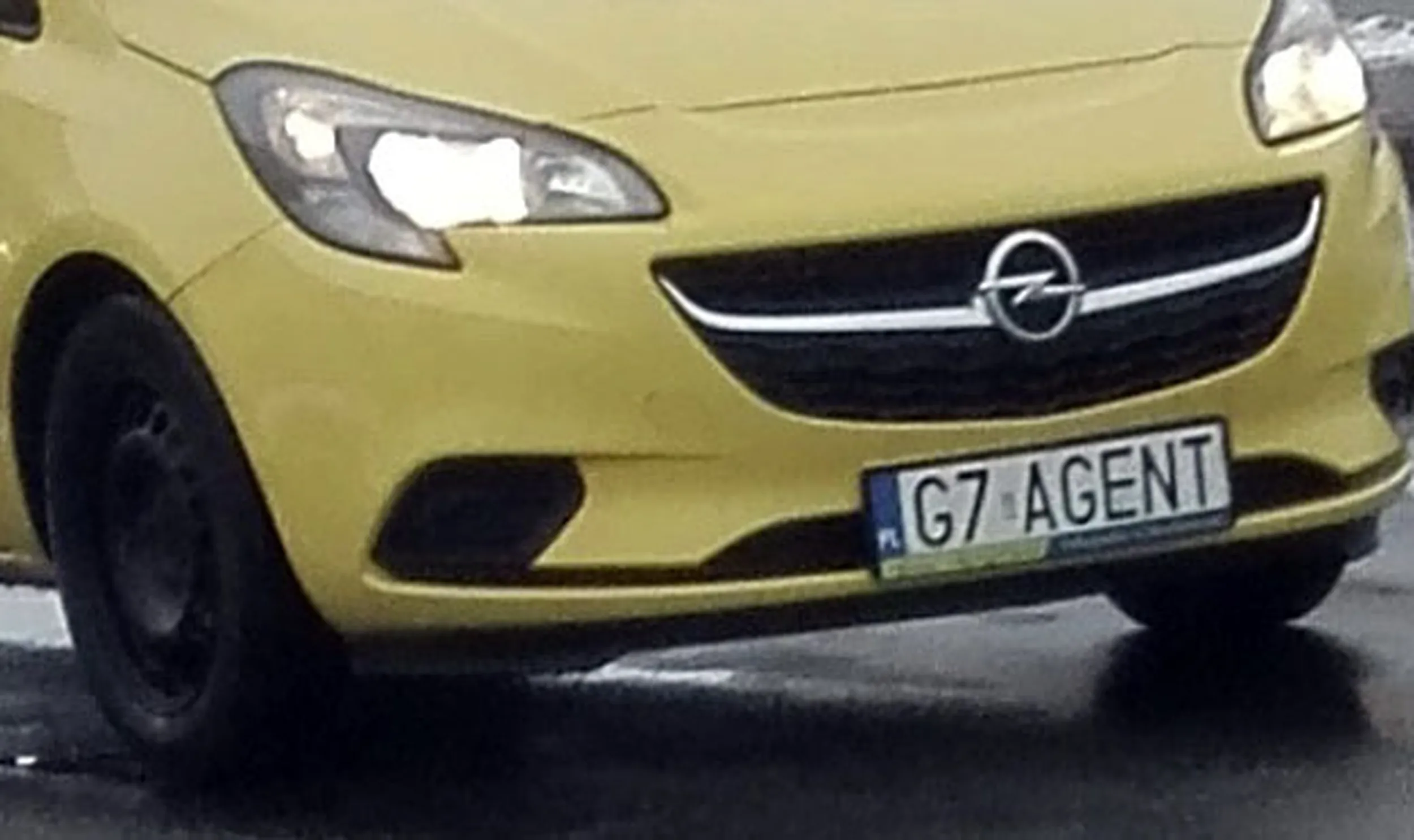 Fajny numer, blacha G7 AGENT