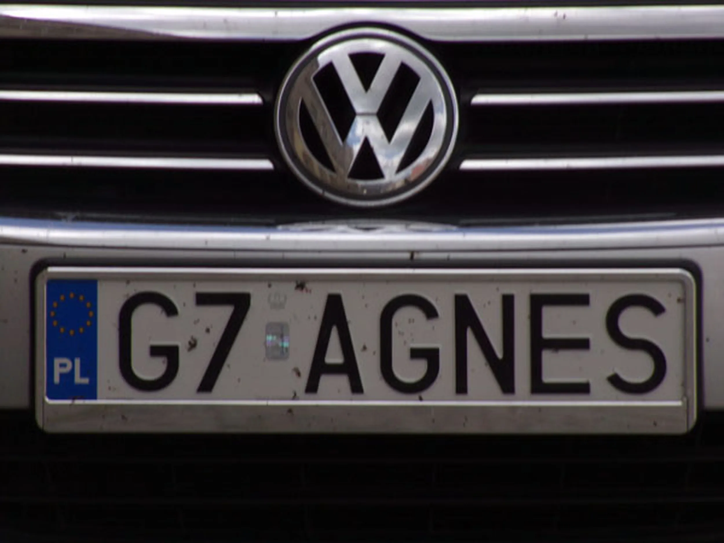 Fajny numer, blacha G7 AGNES