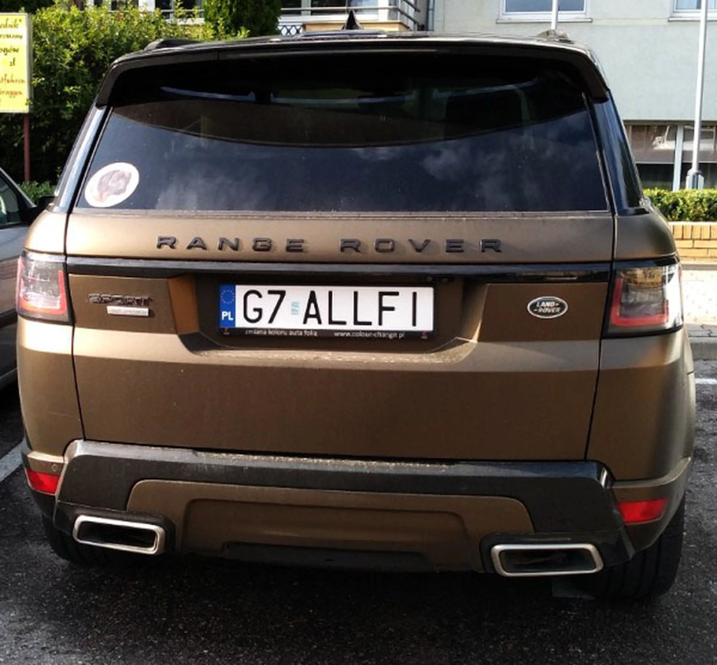 Fajny numer, blacha G7 ALLFI