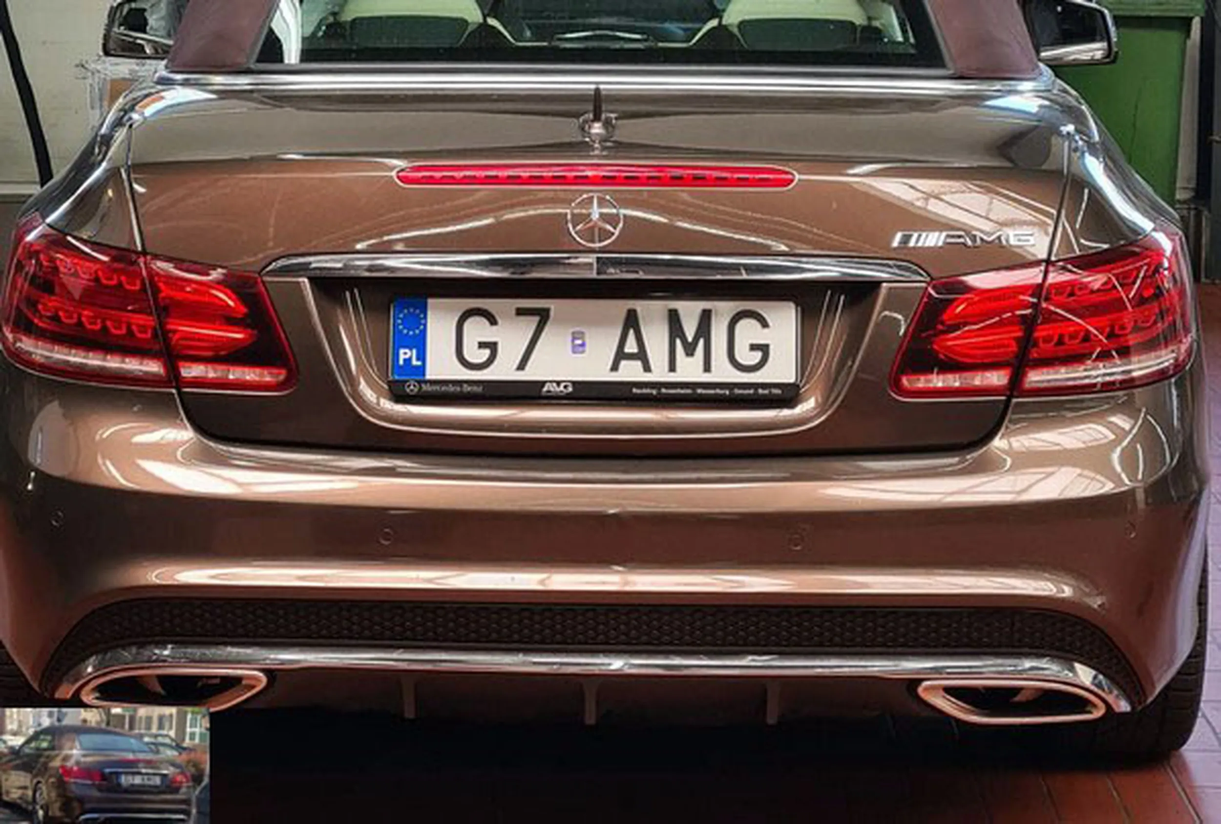 Fajny numer, blacha G7 AMG