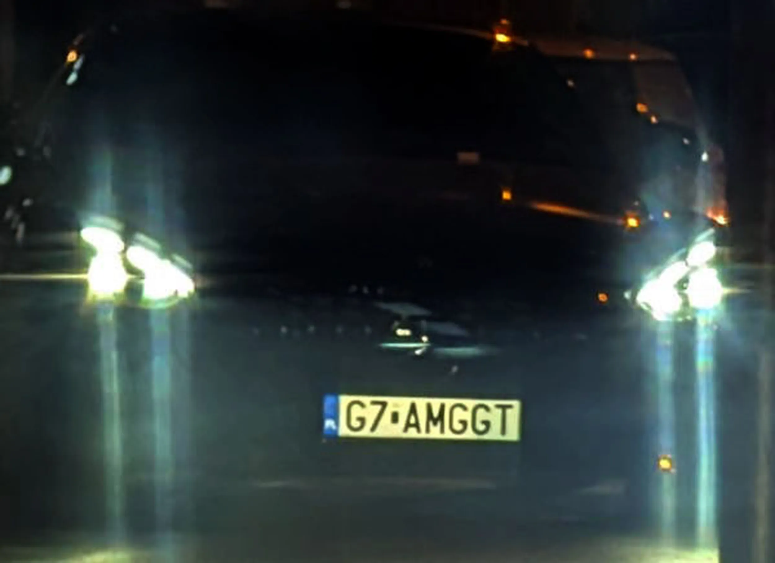 Fajny numer, blacha G7 AMGGT