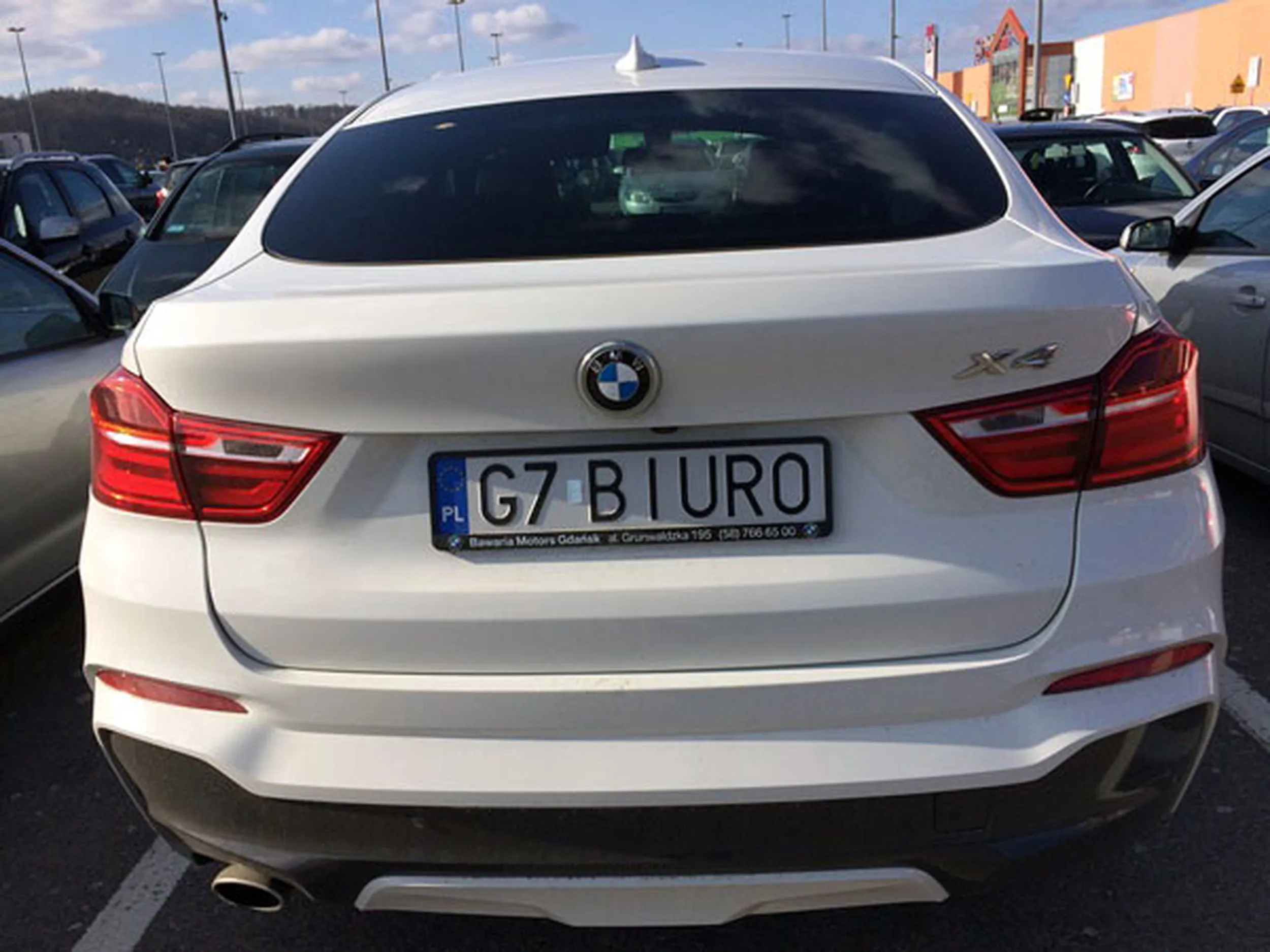 Fajny numer, blacha G7 BIURO