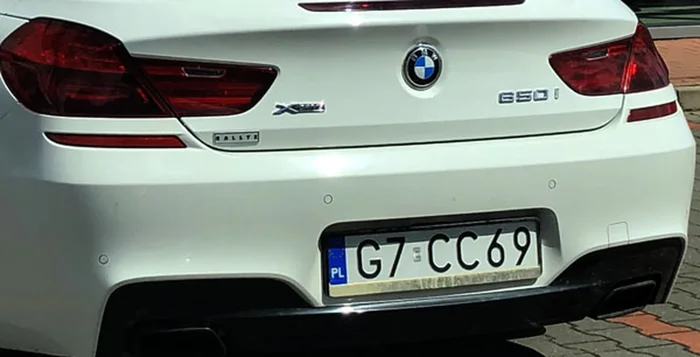 Fajny numer, blacha G7 CC69