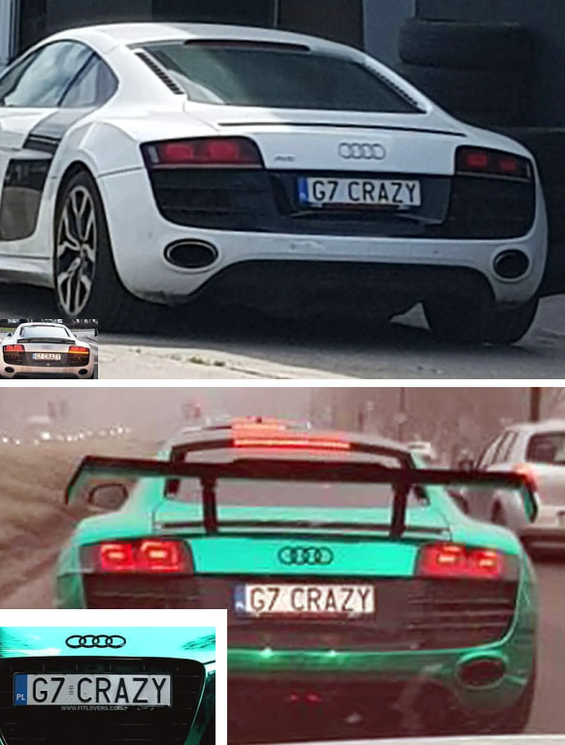 Fajny numer, blacha G7 CRAZY