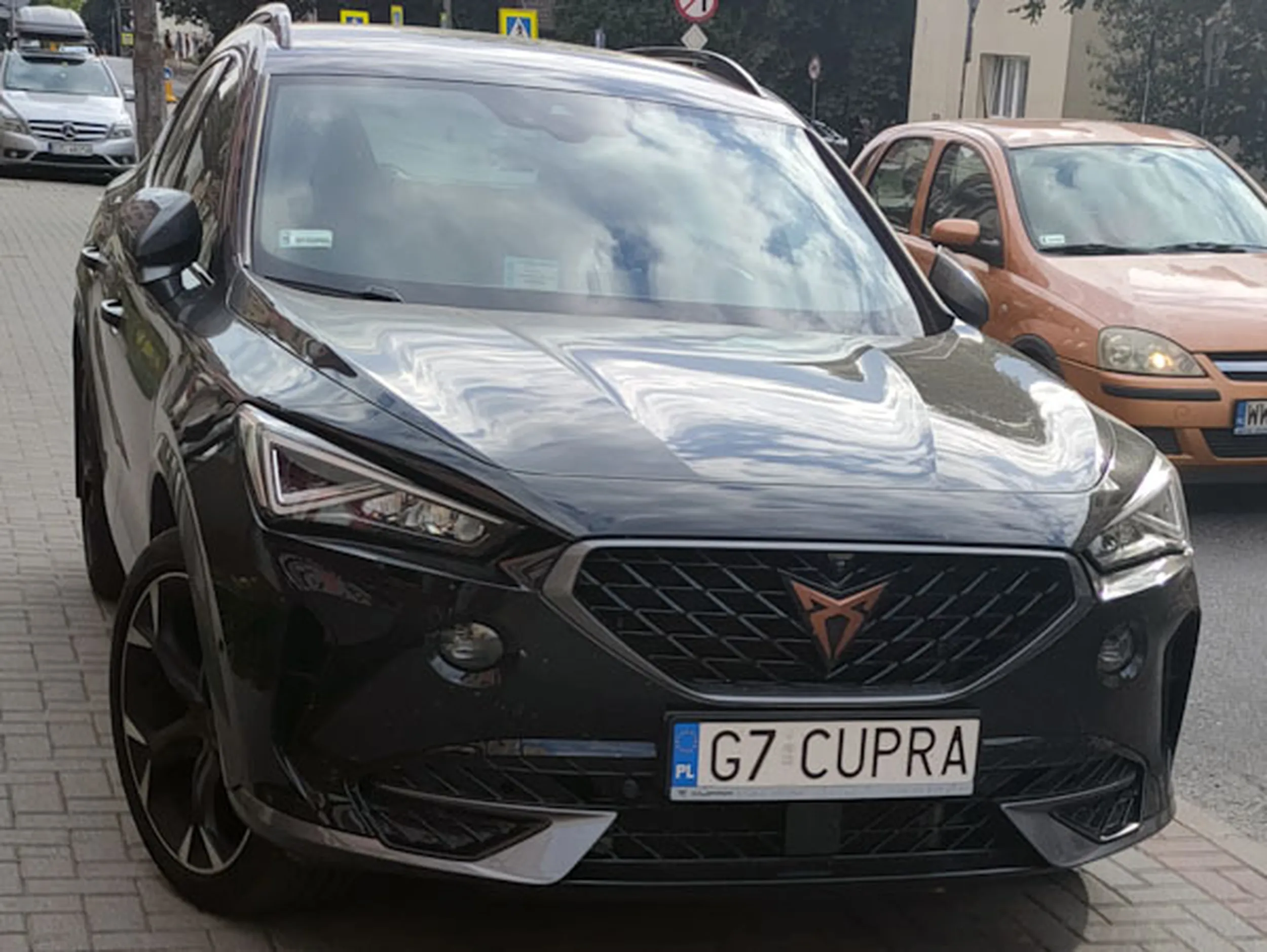 Fajny numer, blacha G7 CUPRA