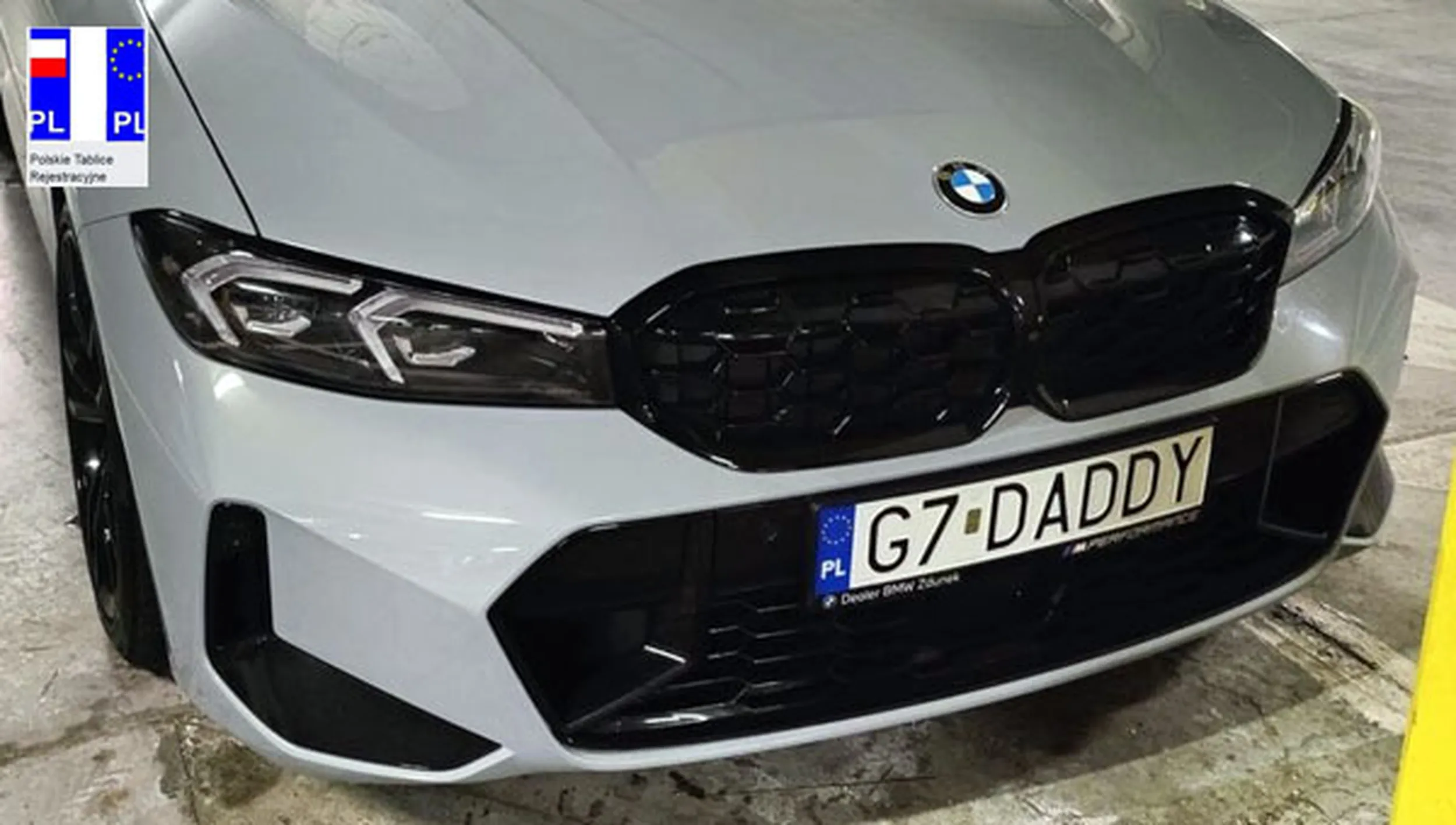 Fajny numer, blacha G7 DADDY