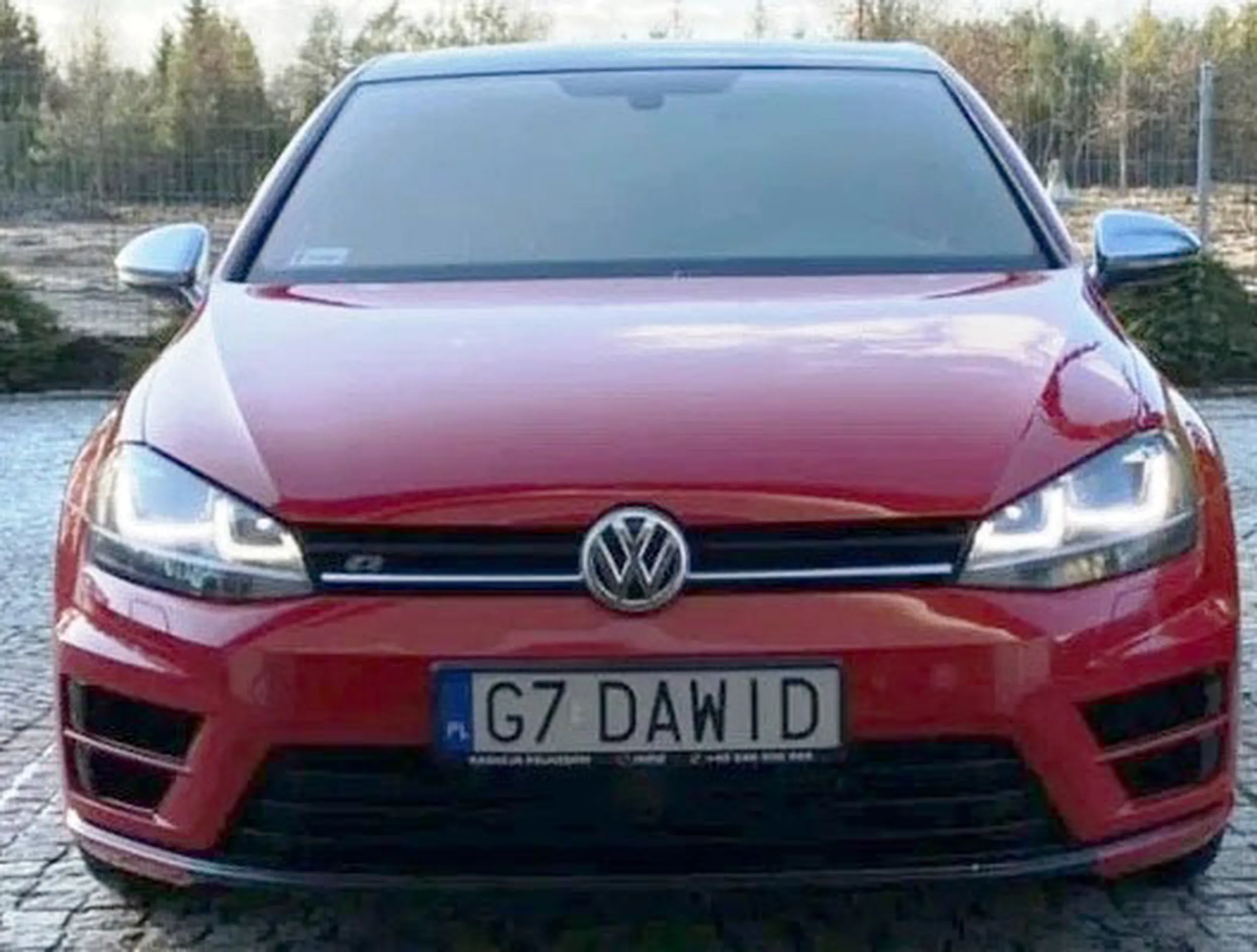 Fajny numer, blacha G7 DAWID