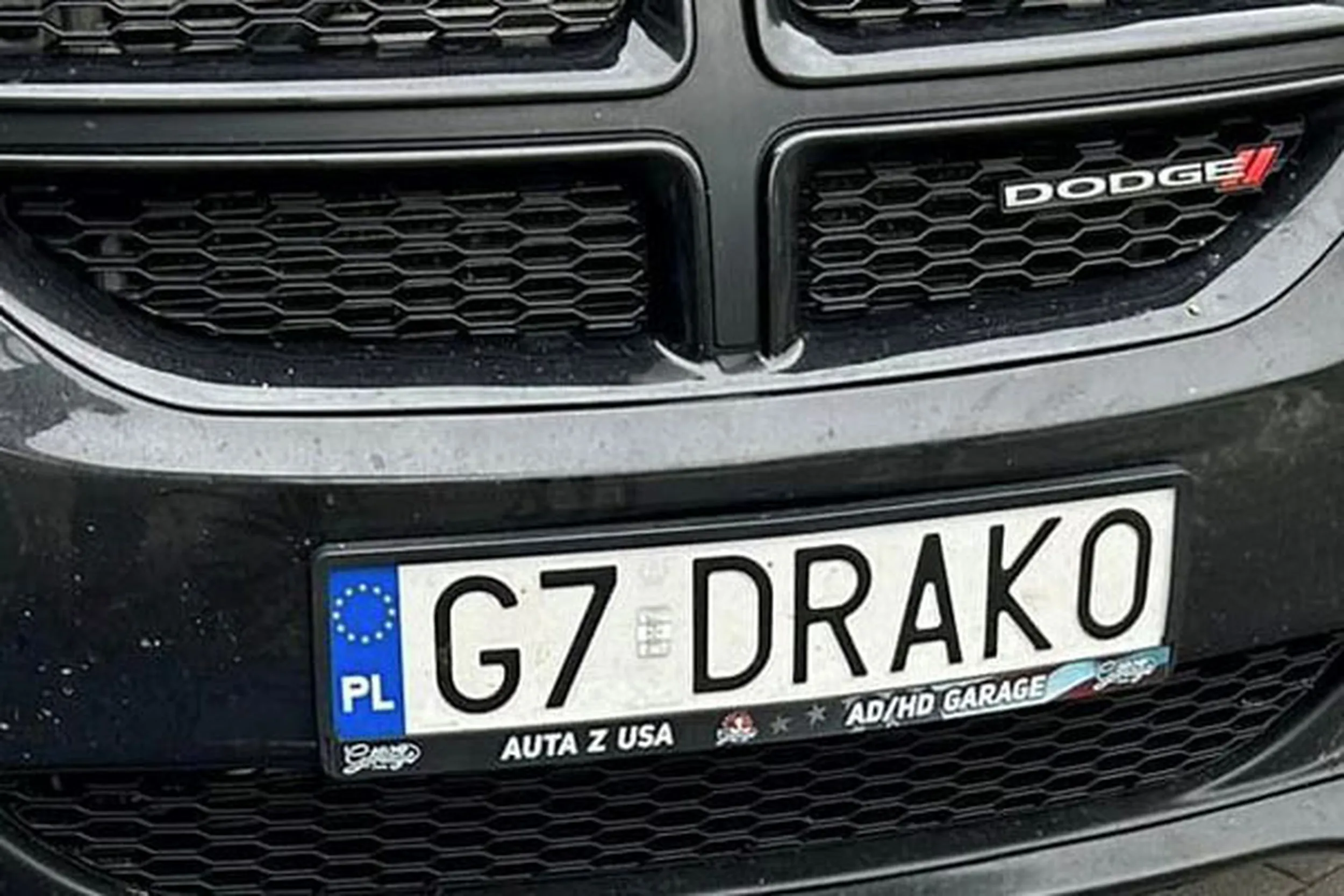Fajny numer, blacha G7 DRAKO