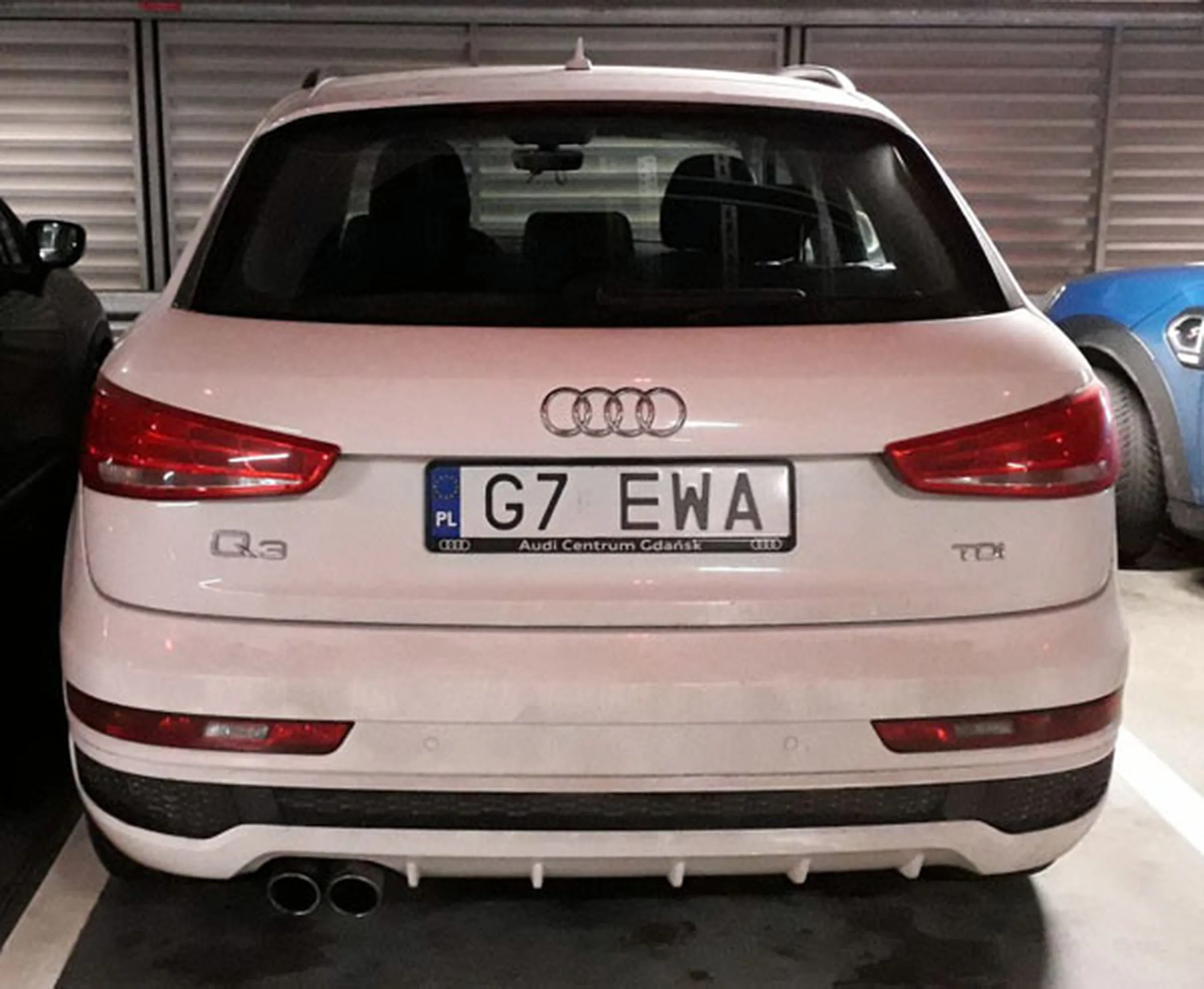 Fajny numer, blacha G7 EWA