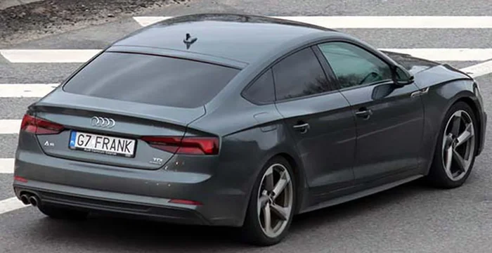 Fajny numer, blacha G7 FRANK